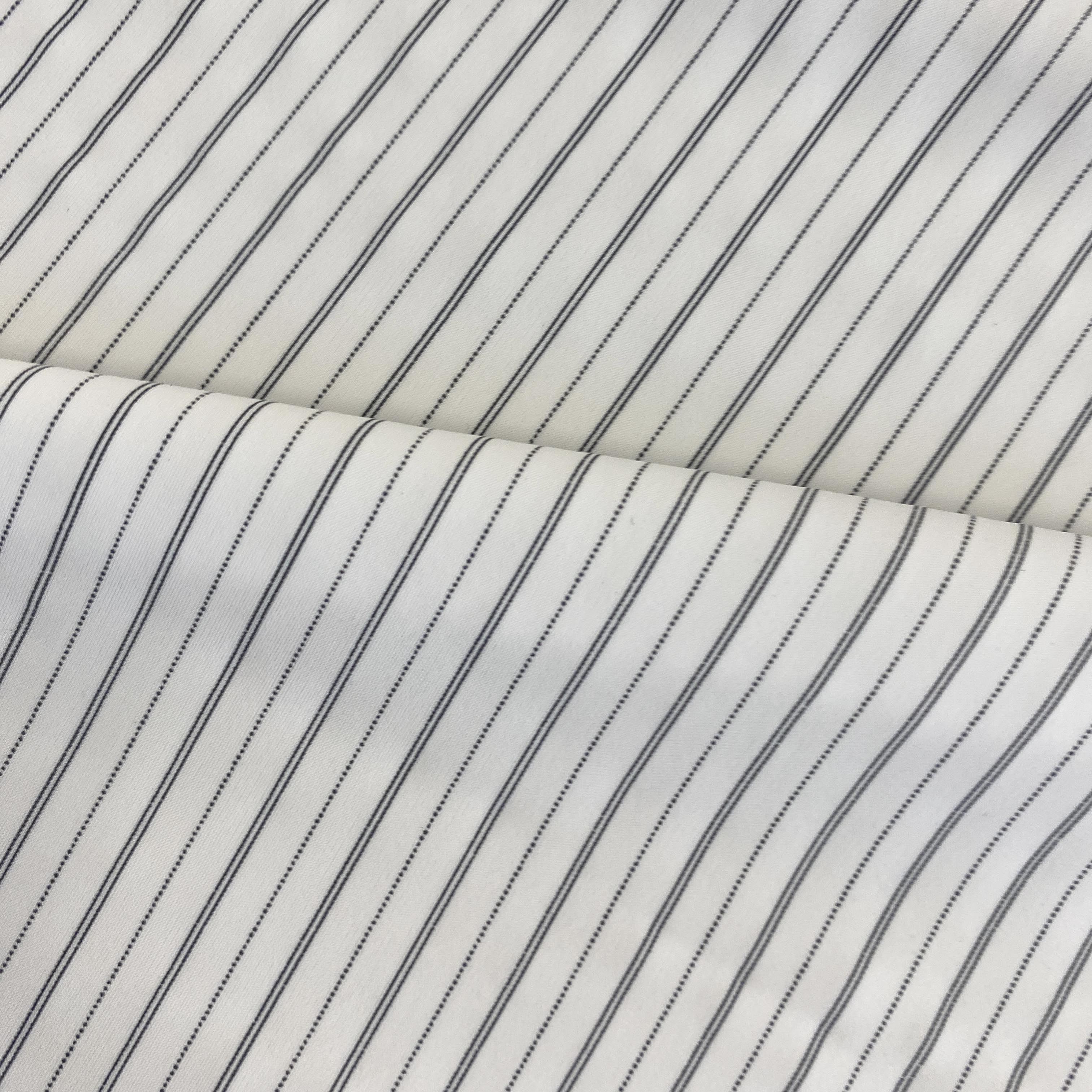 White Stripe Matt Lycra