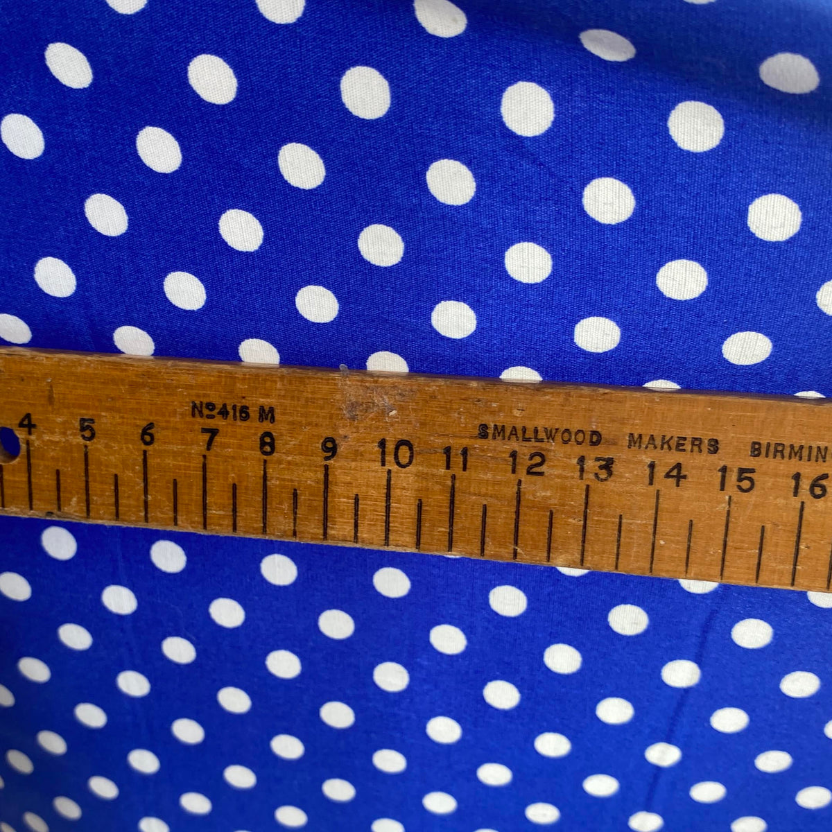 Polka Dots Large Royal Blue