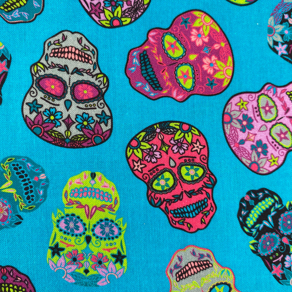 Mexican Skulls - Blue