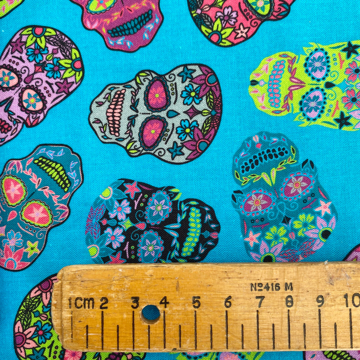 Mexican Skulls - Blue