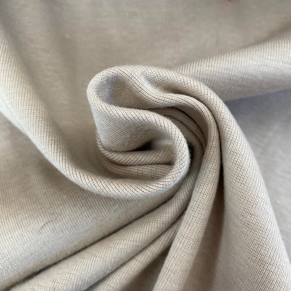 Stretch Tubular Jersey Mix - Beige