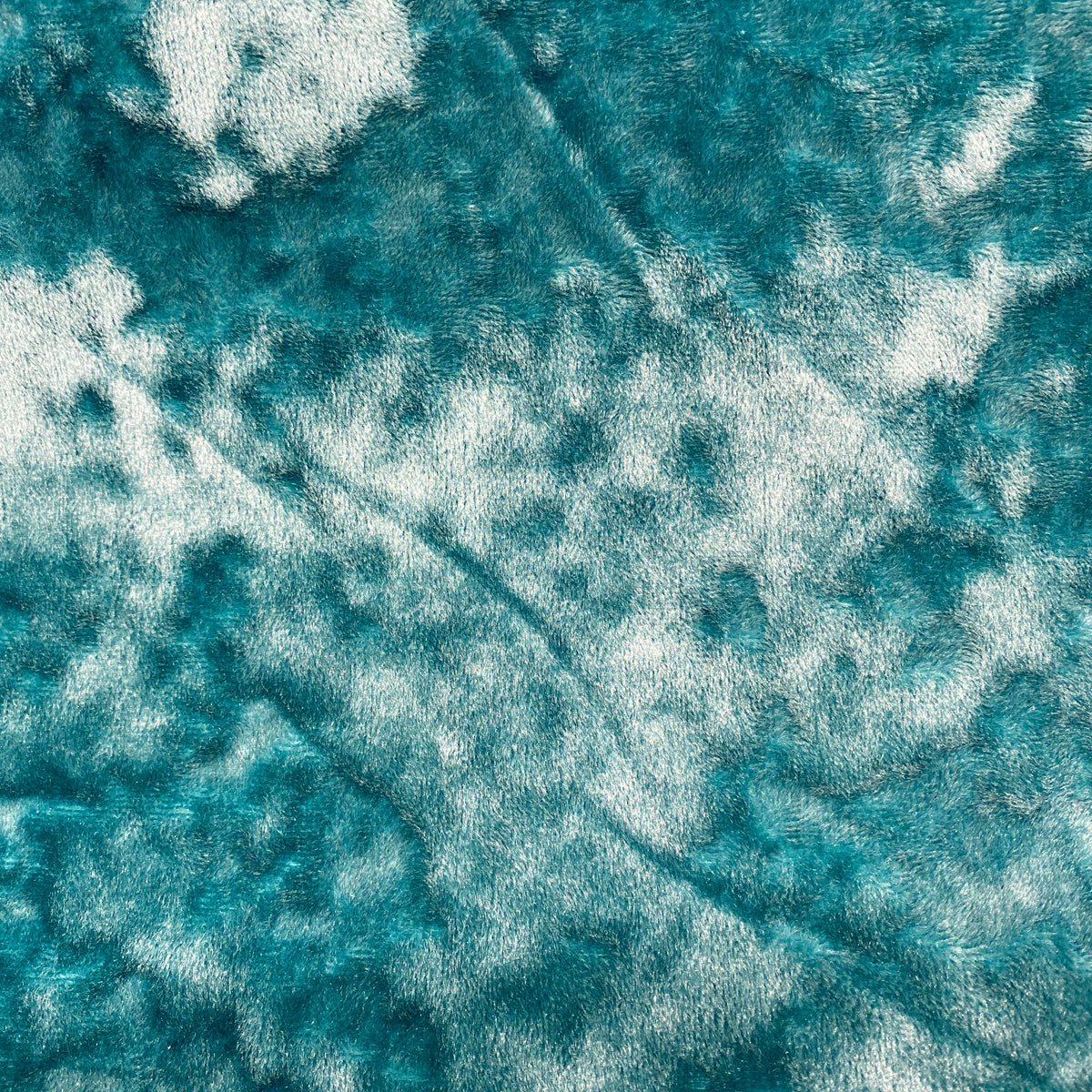 Turquoise Crushed Velvet