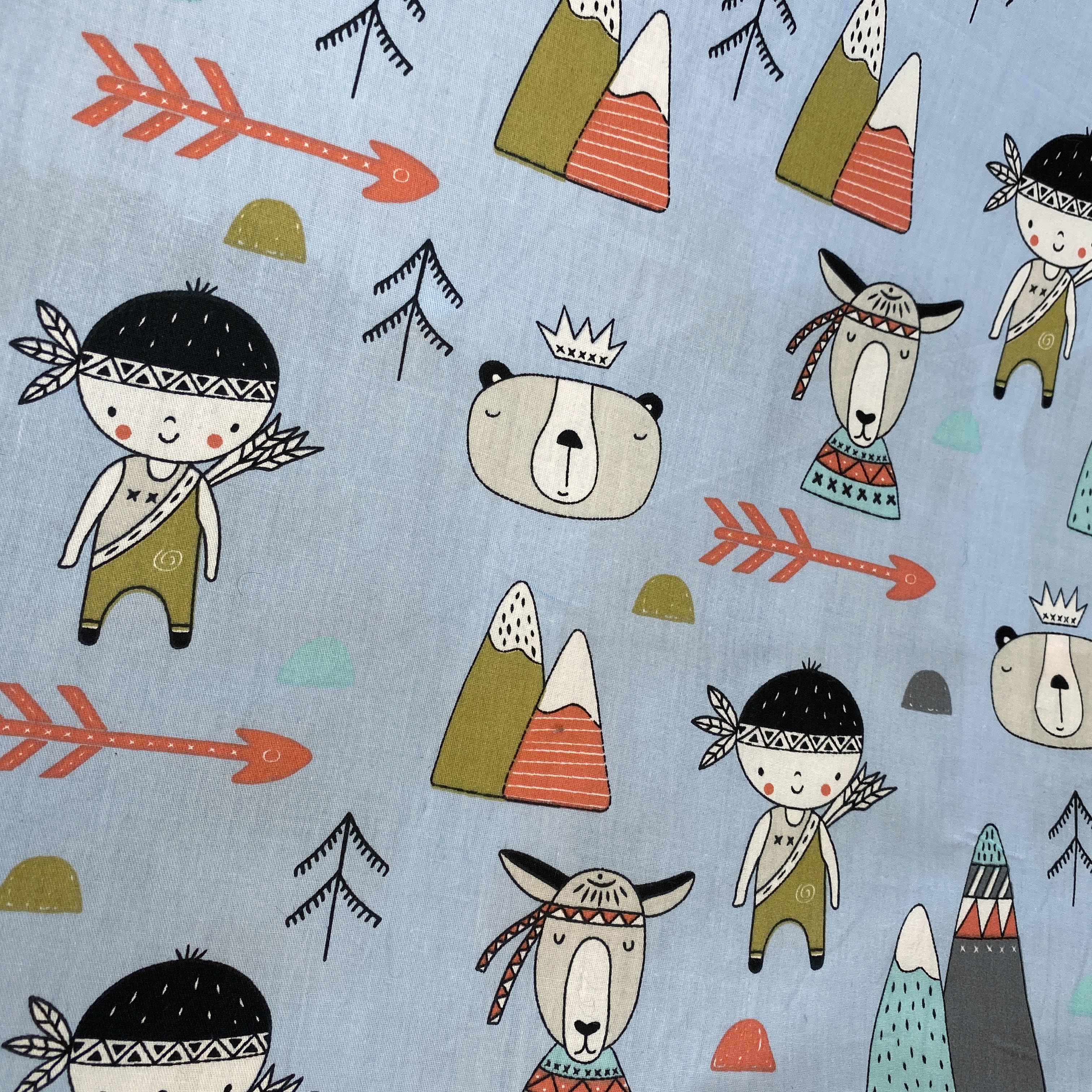 Indians and Bear Blue