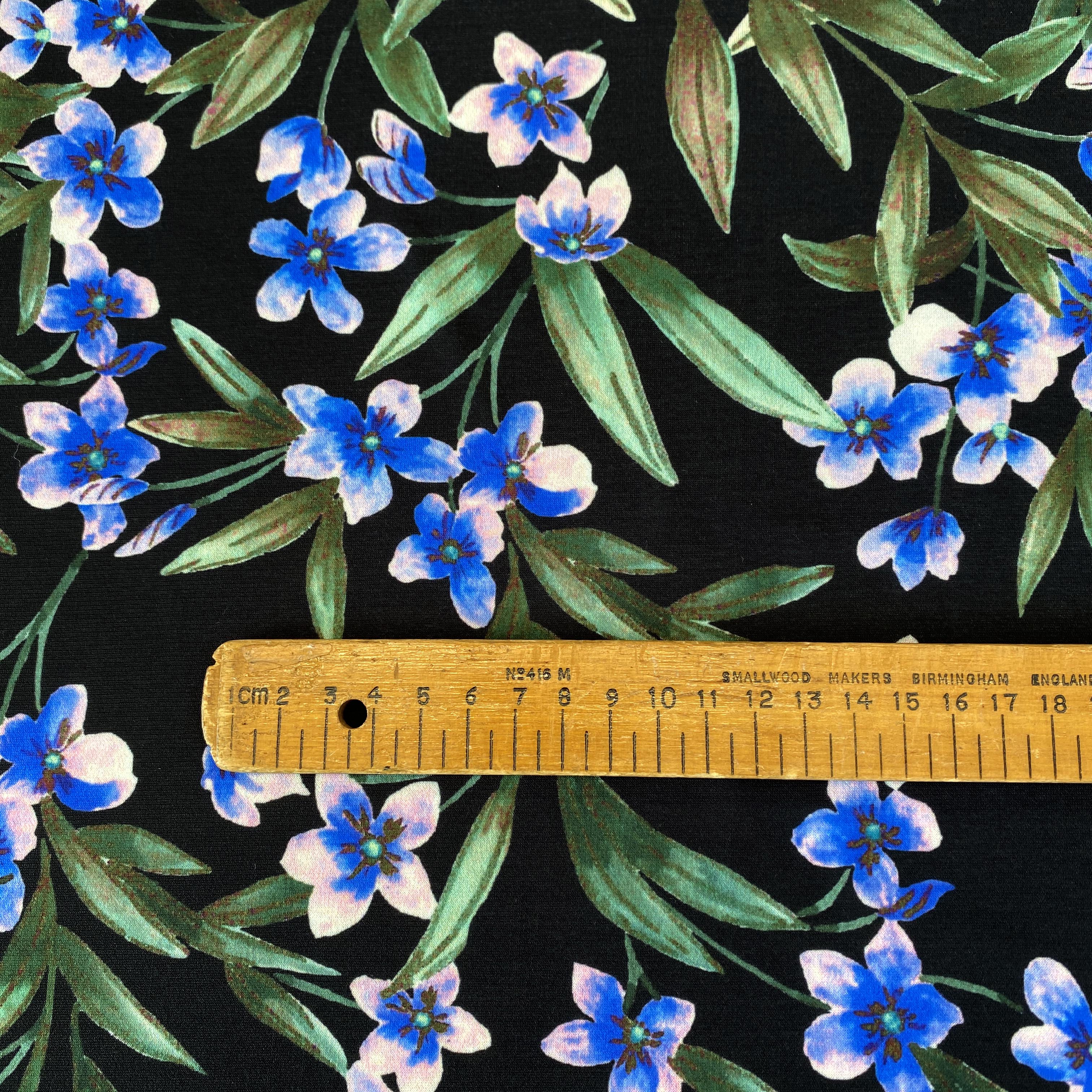 Portia - Blue on Black