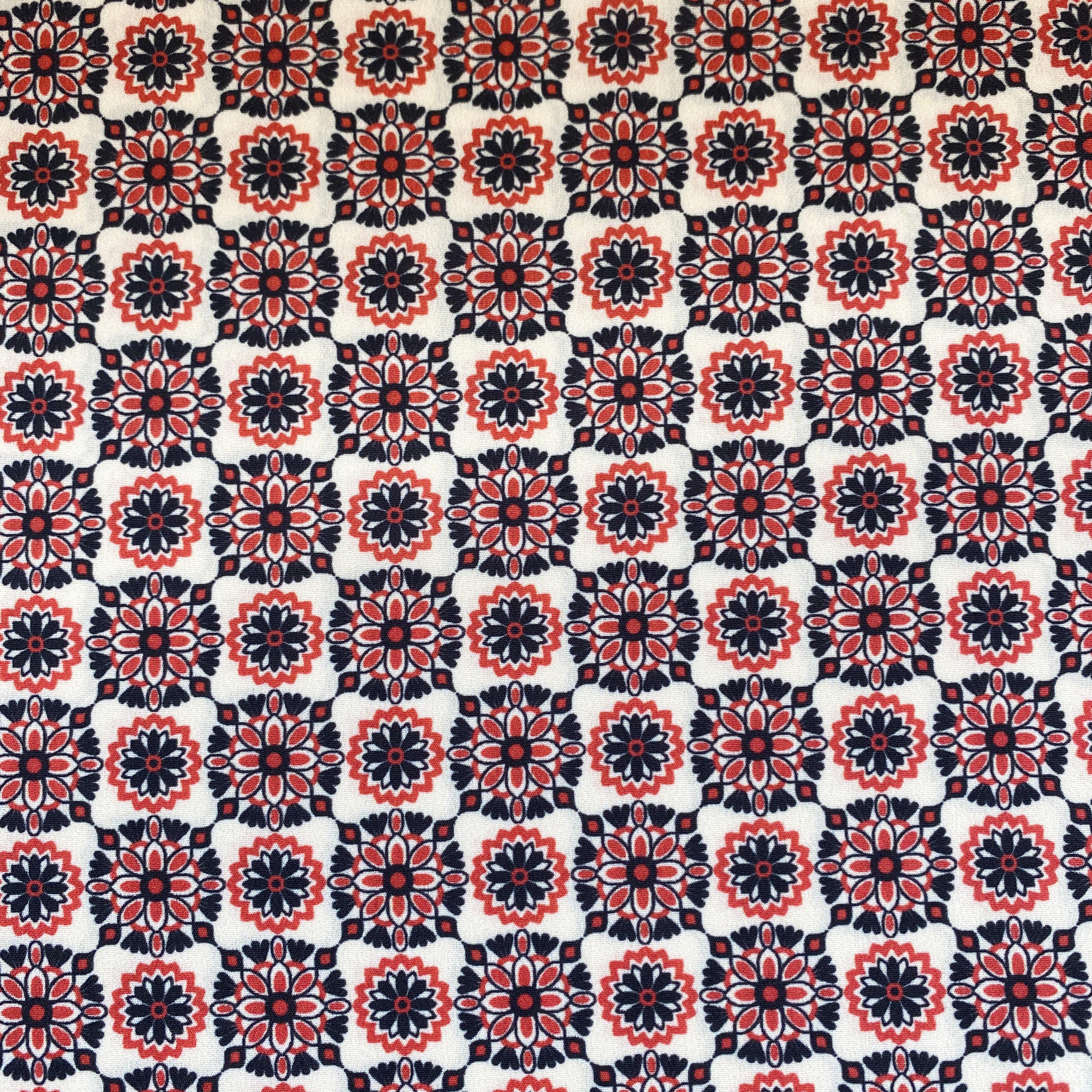 Hermione - Red on Ivory