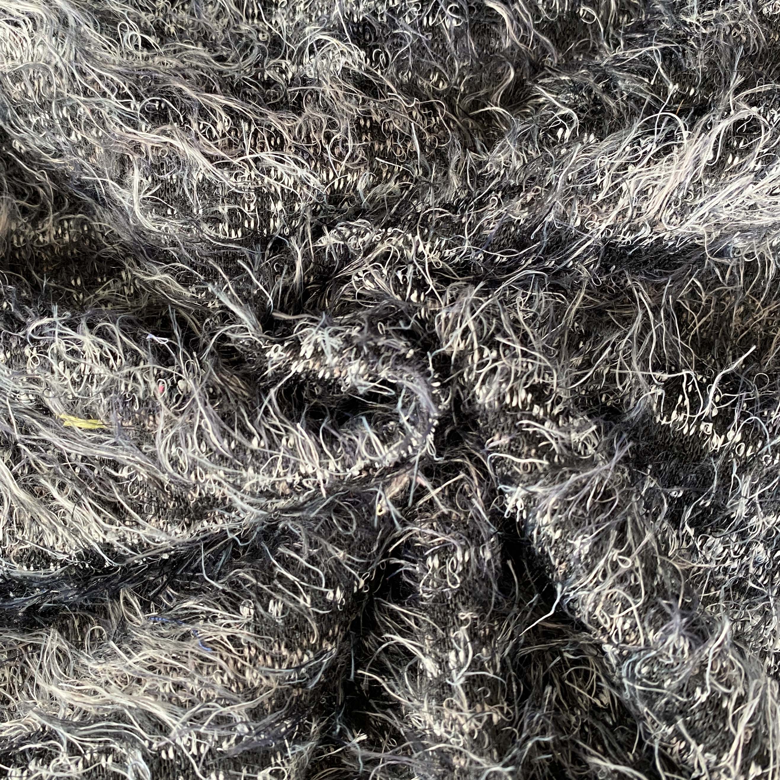 Grey and Black Soft Tassel