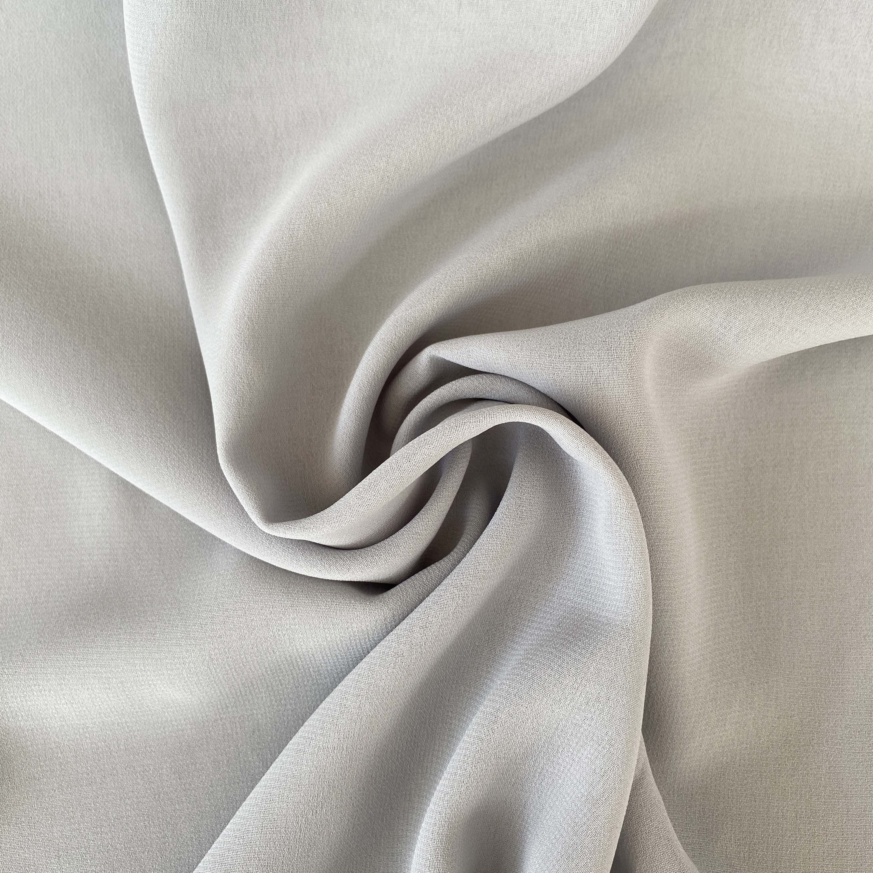 Silver Grey Chiffon