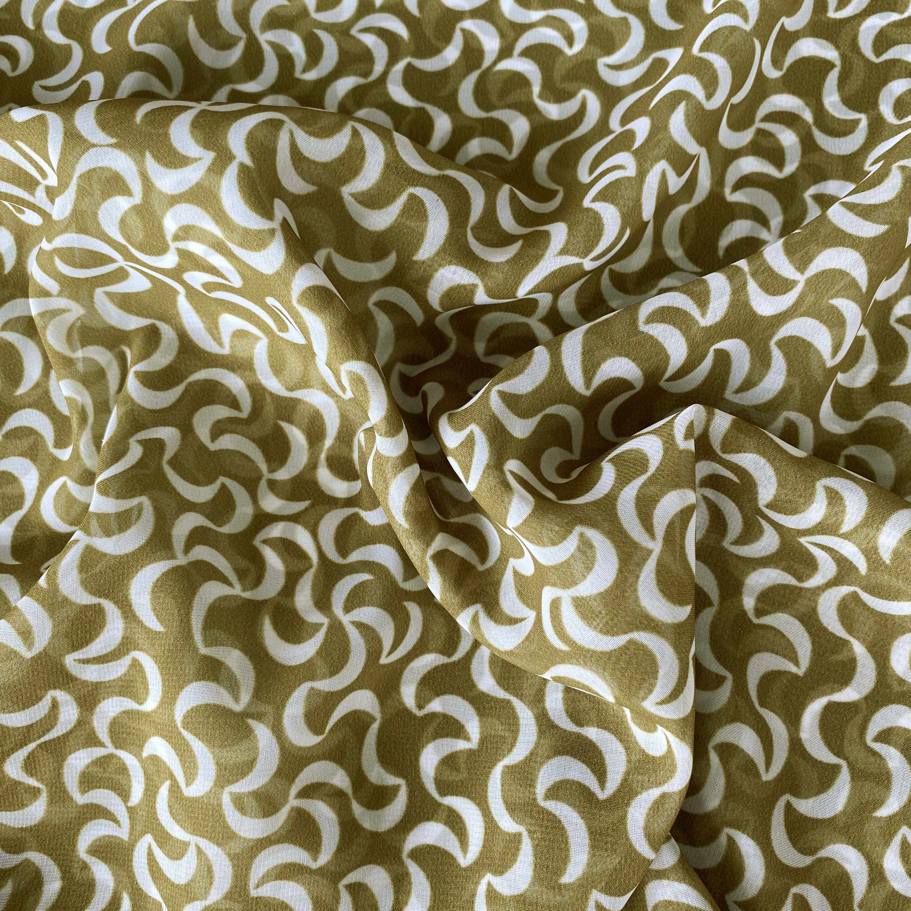 Ice Chiffon Olive Gold