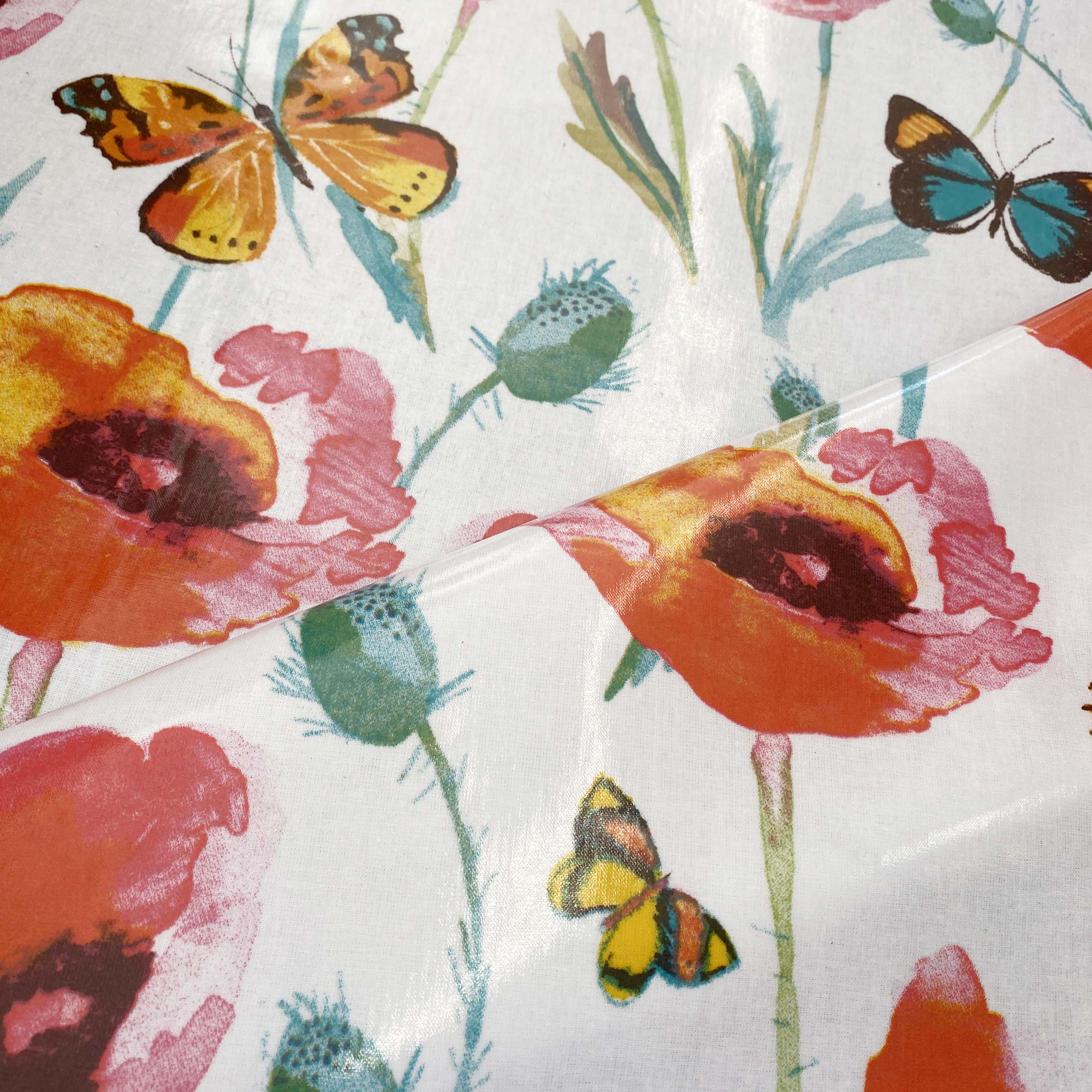 Butterfly Garden Oilcloth