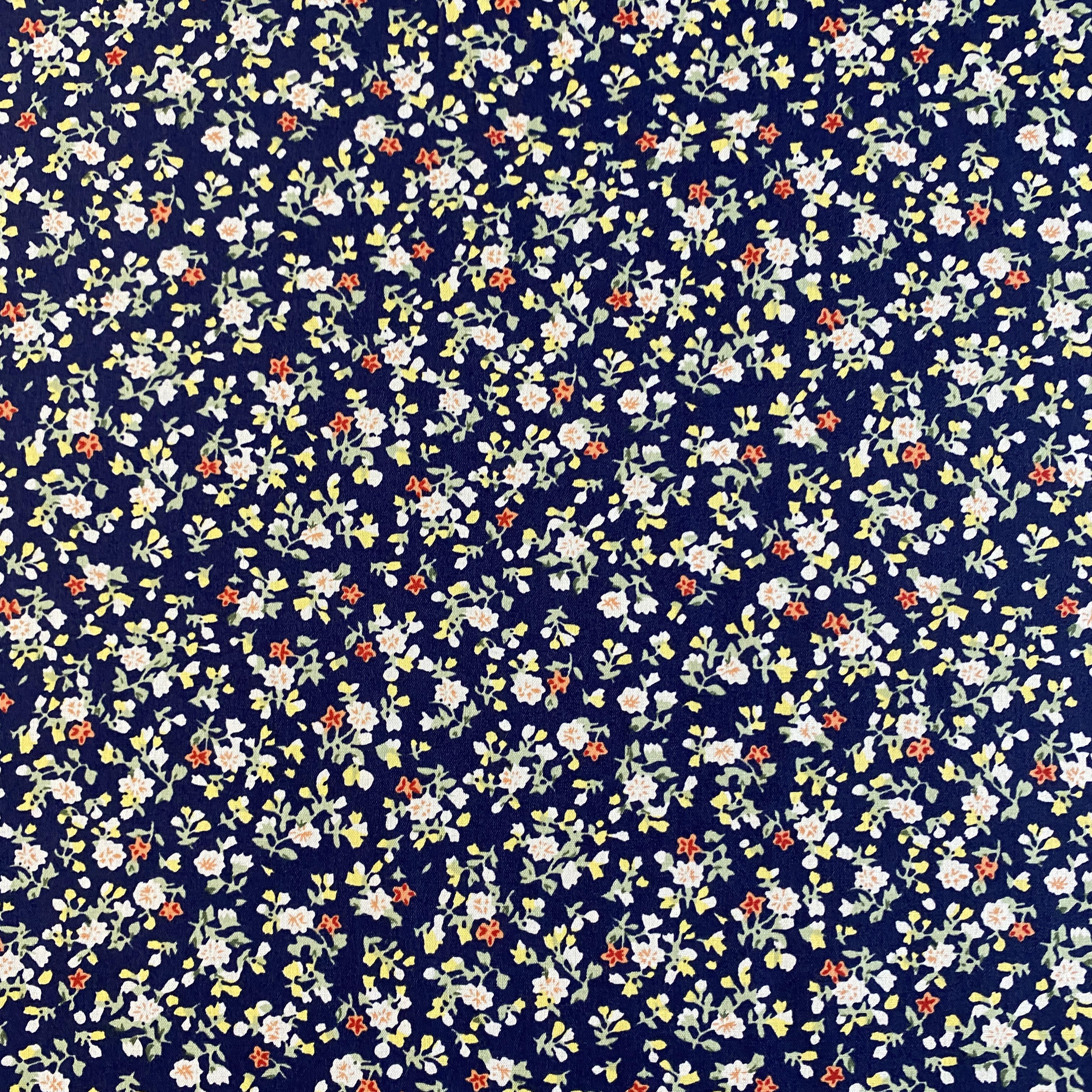 Navy Multi Florals
