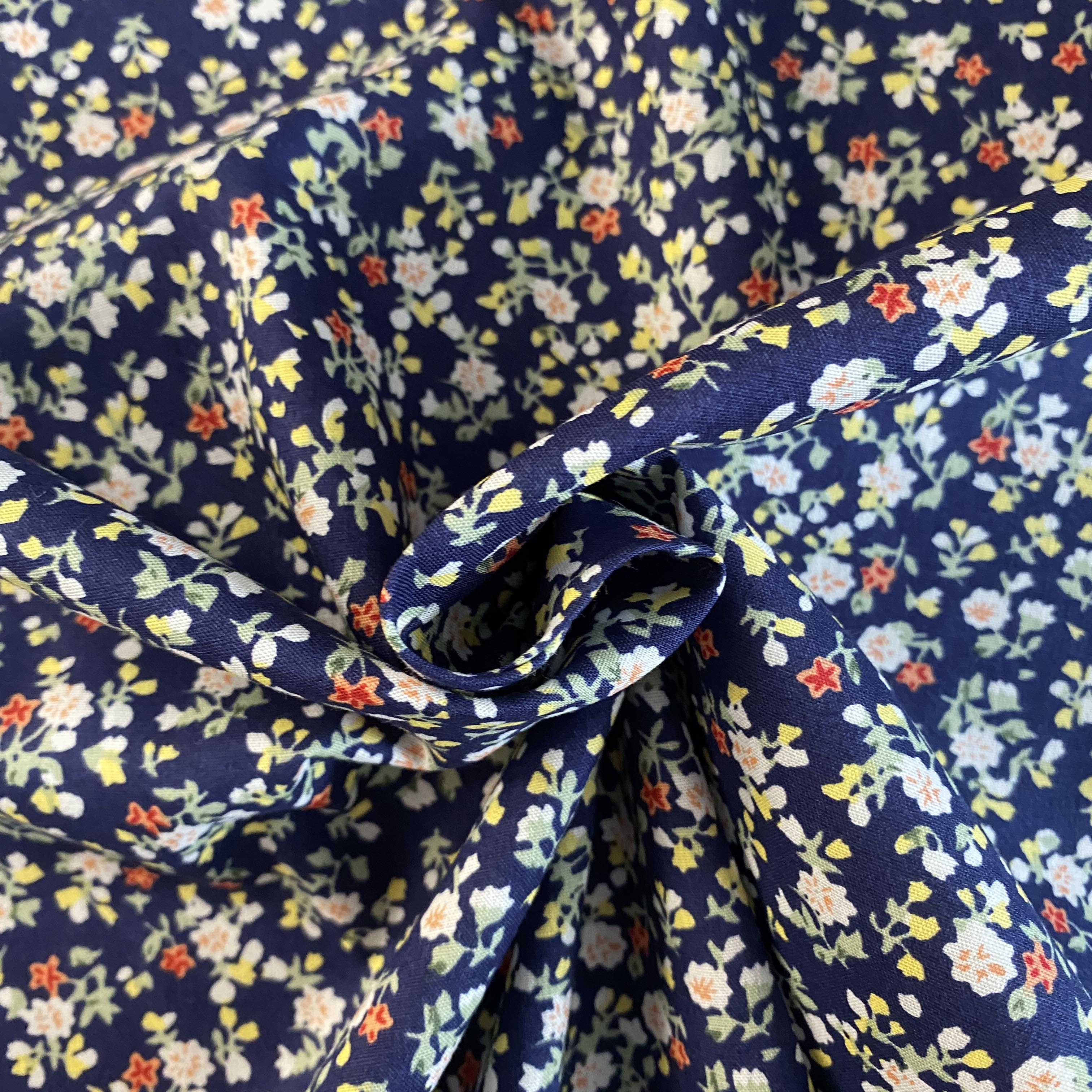Navy Multi Florals