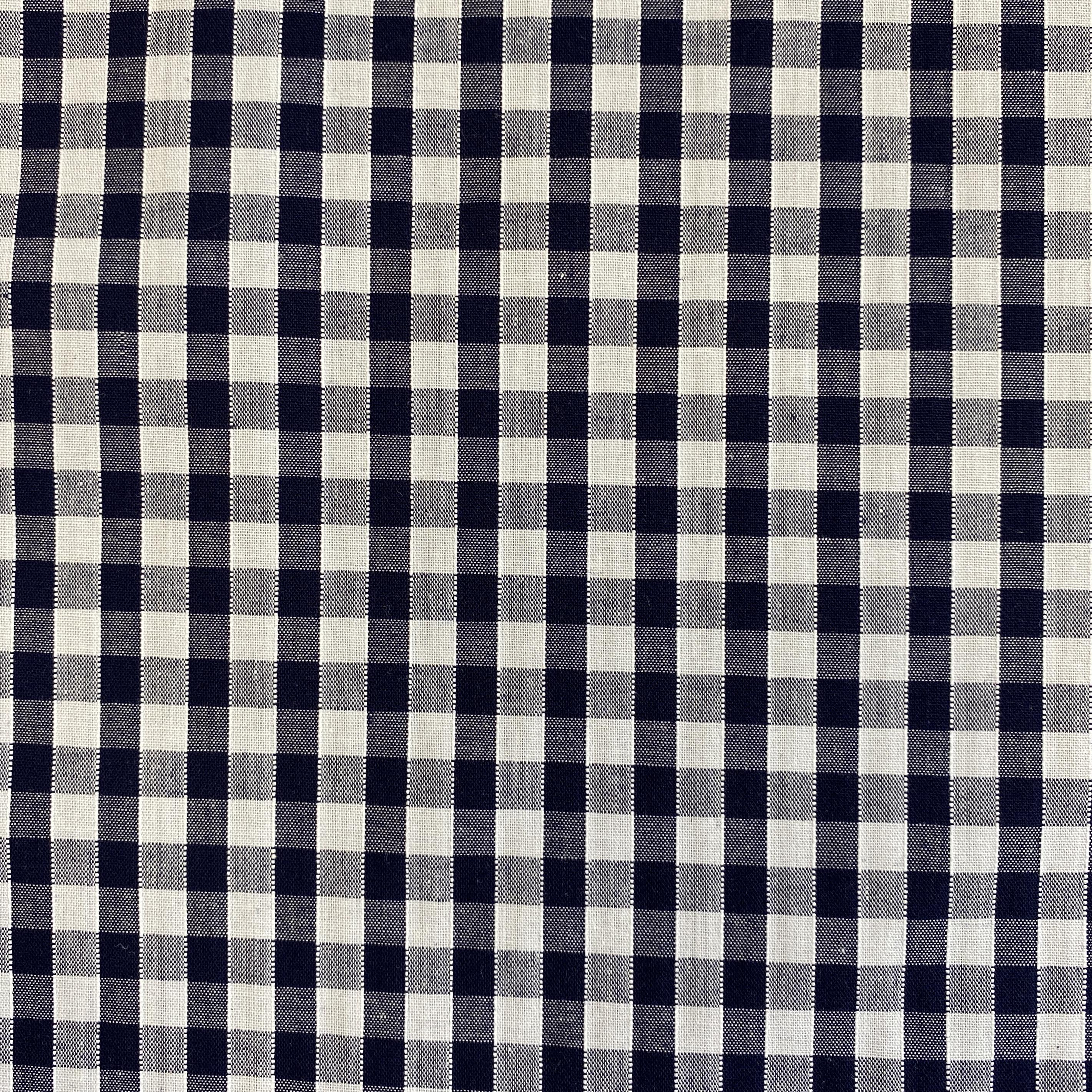 Gingham 1/4" Navy