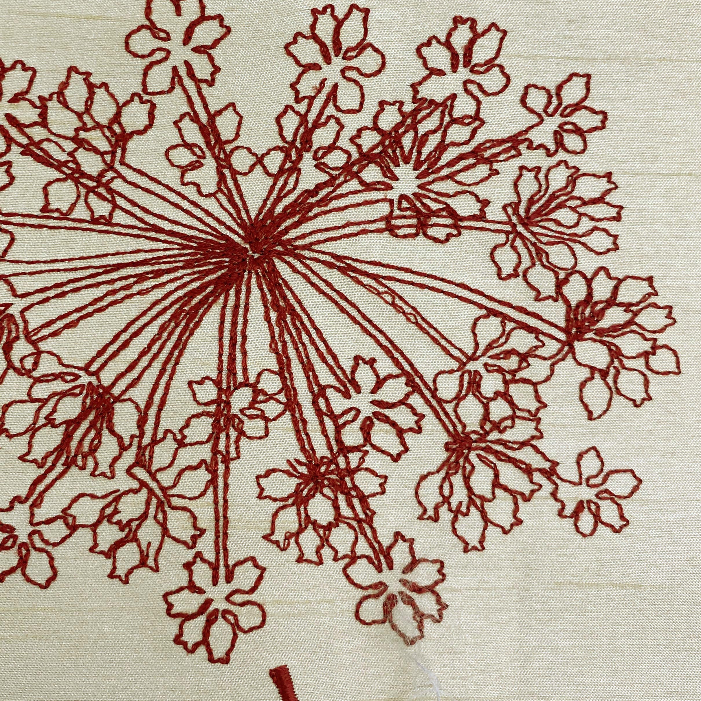 Embroderiored Oriental Florals - 136cm x 210cm