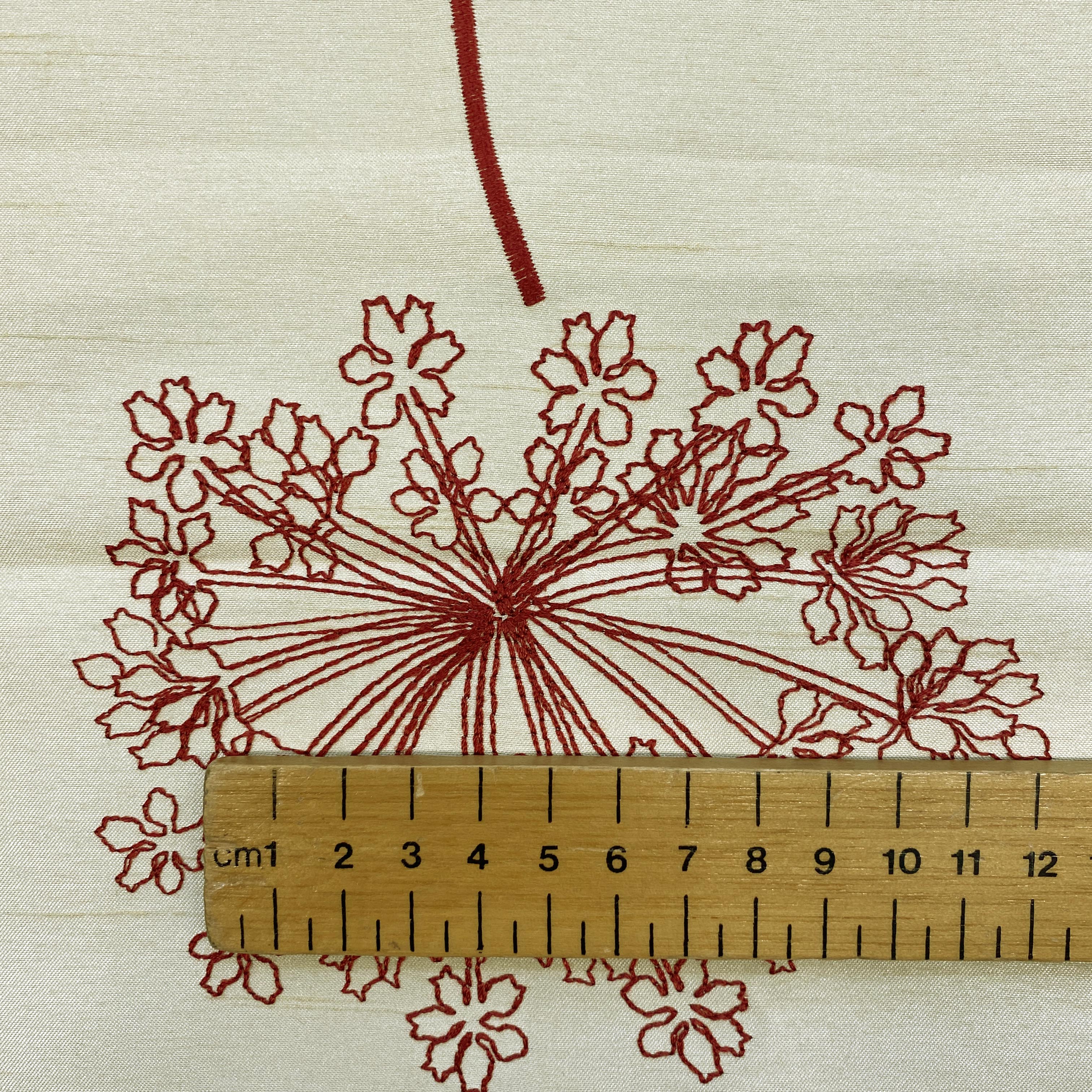 Embroderiored Oriental Florals - 136cm x 210cm