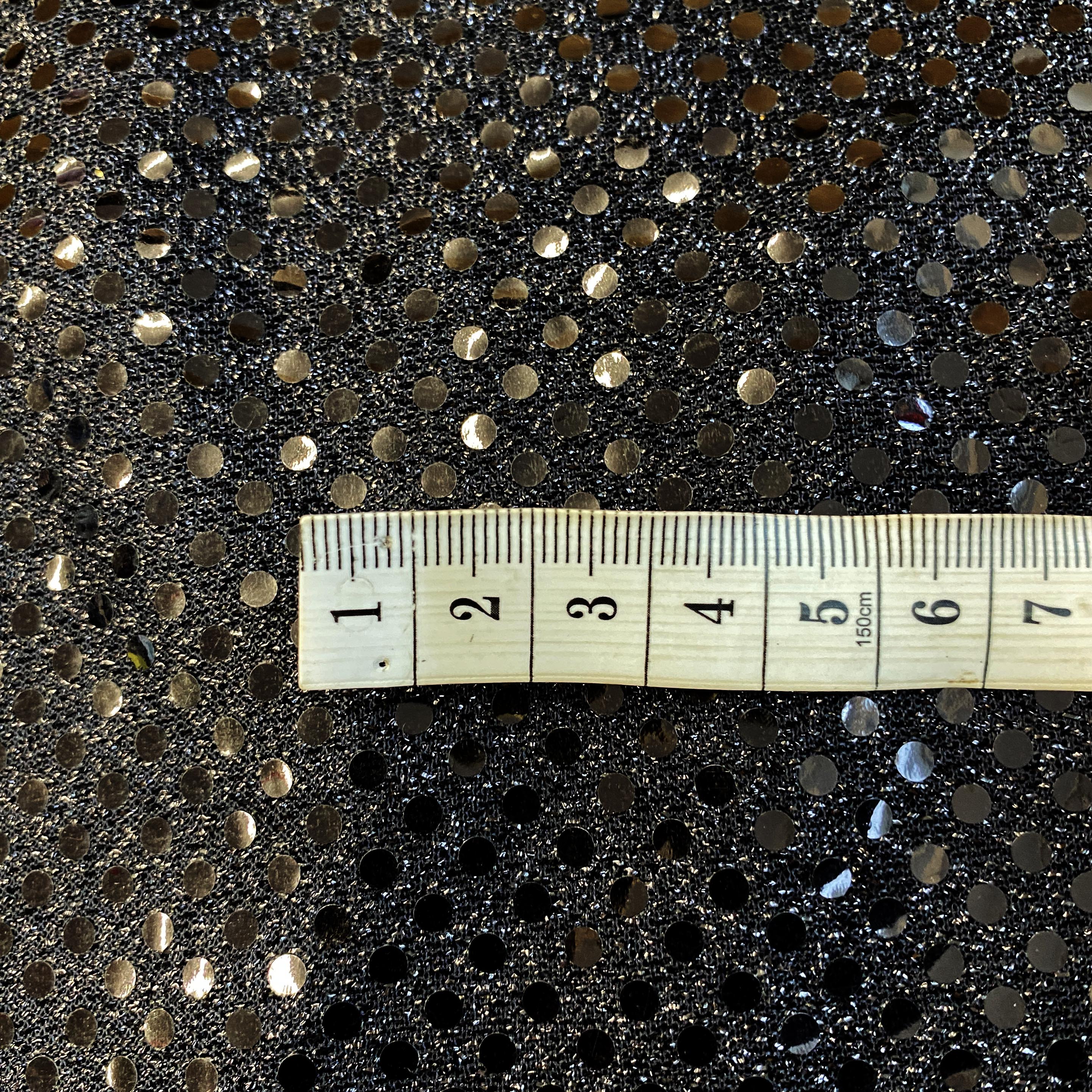 Noir Sparkle Printed Sequin