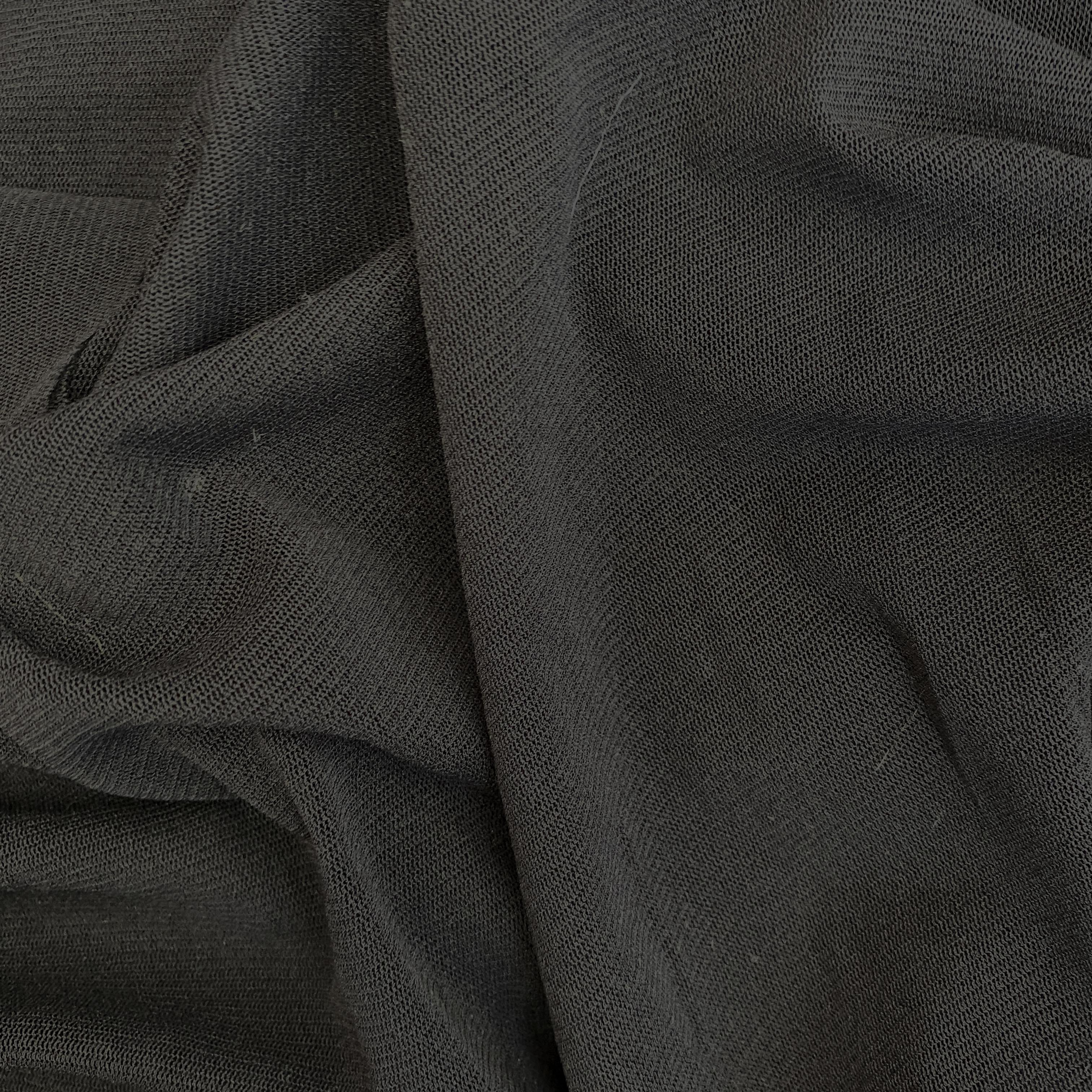 Lightweight Stretch Black Net