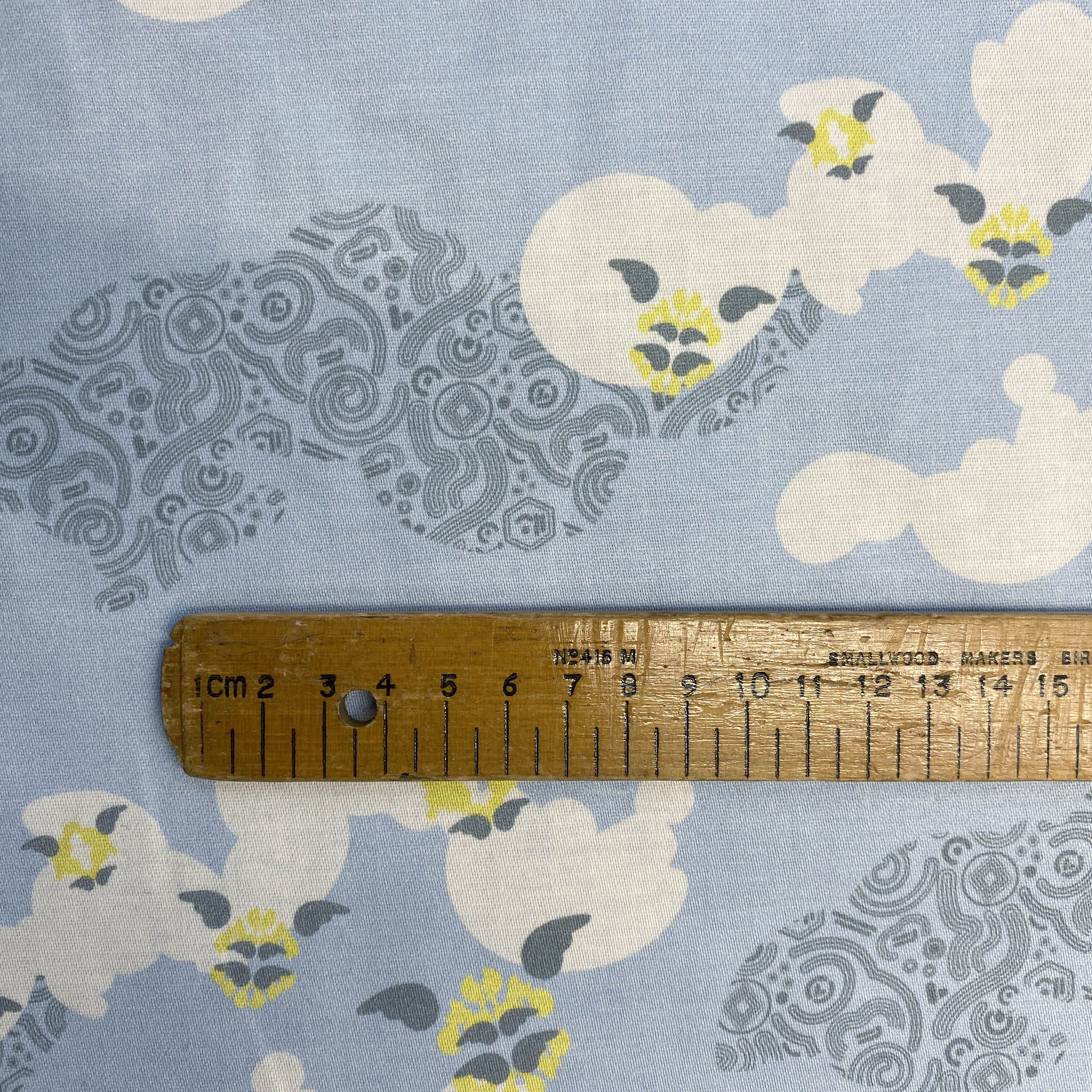 Cloudy Flair Sky Blue