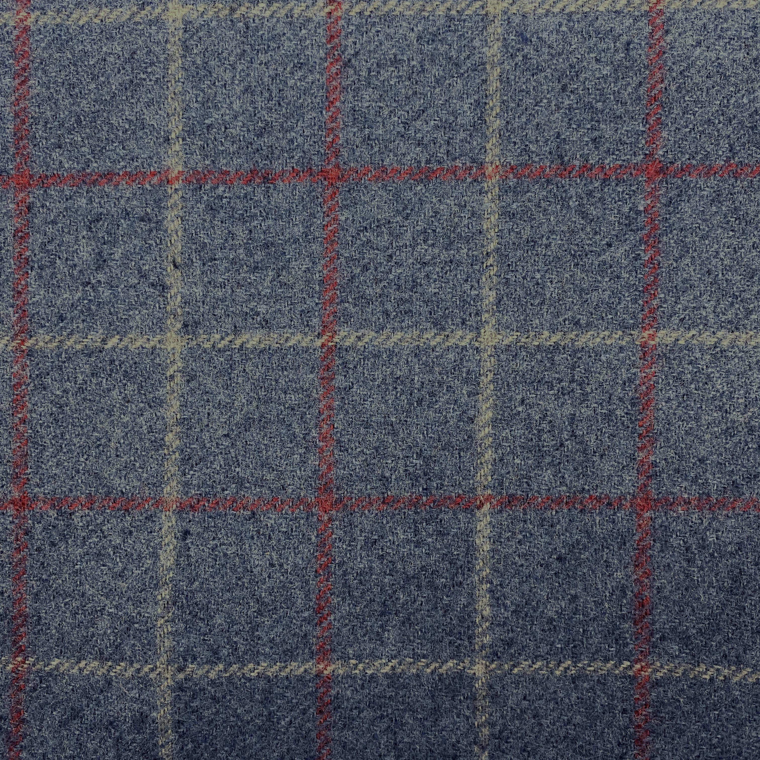 Rustic Blue Check - 140cm x 135cm