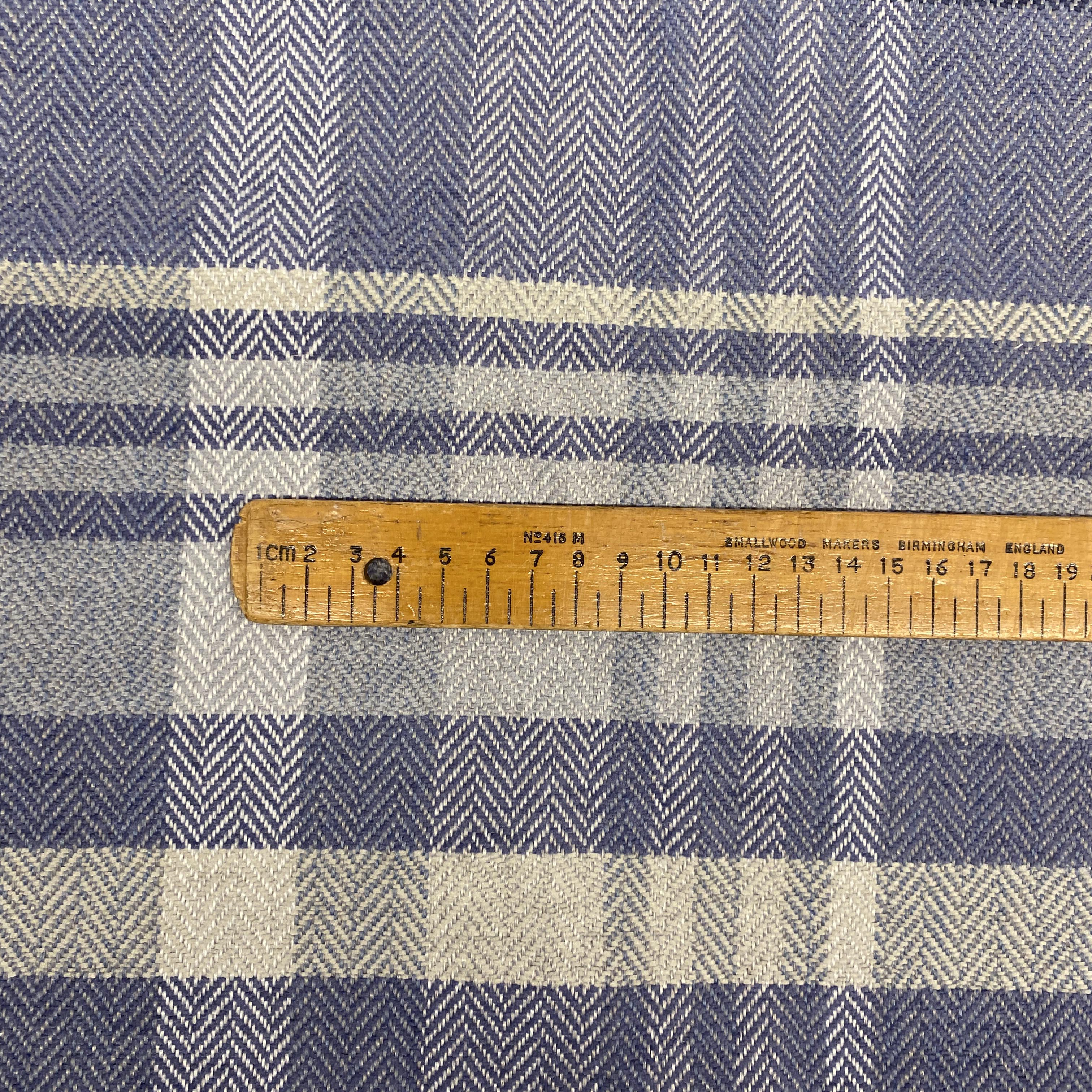 Sea Mist Check - 140cm x 145cm