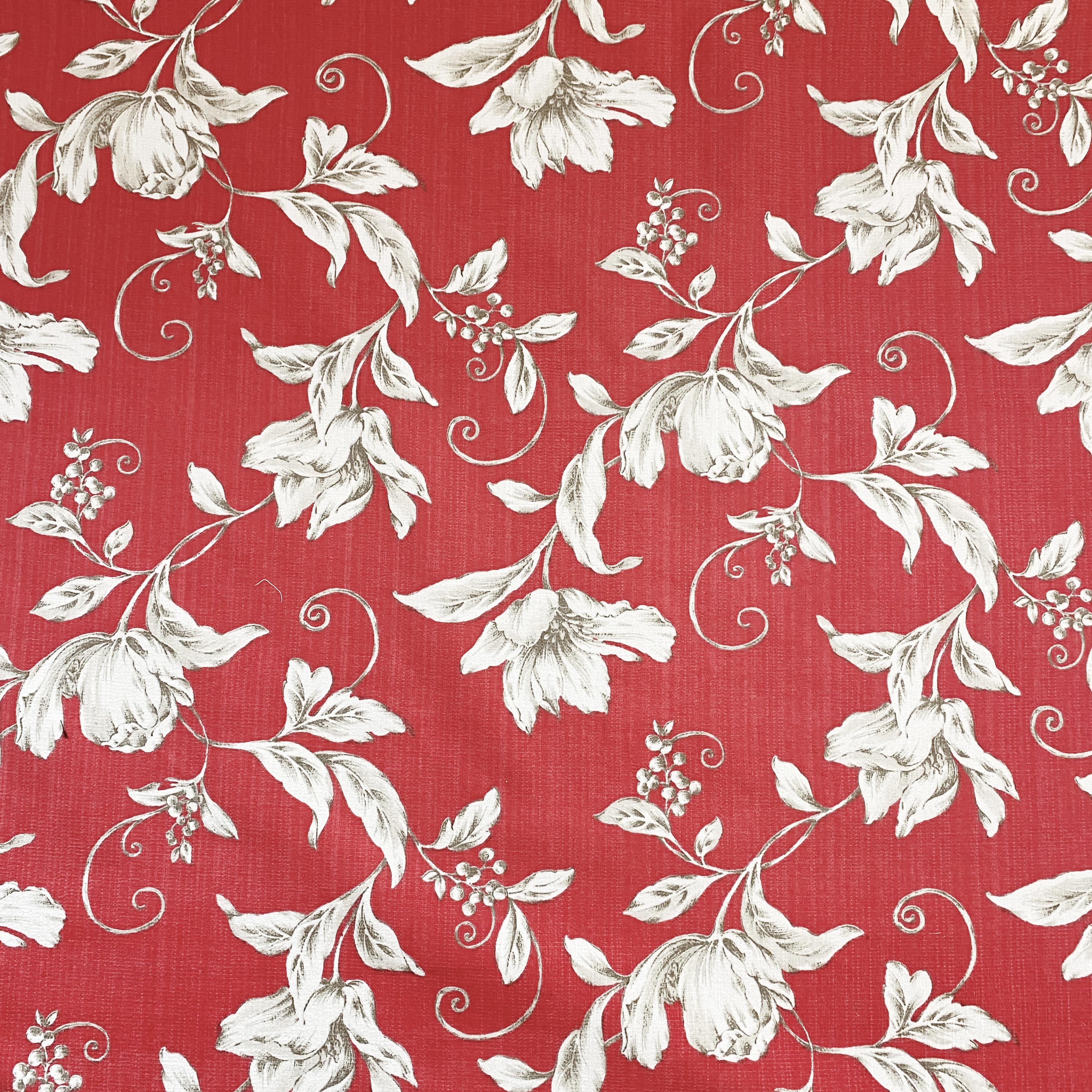 Crimson Florals - 139cm x 300cm