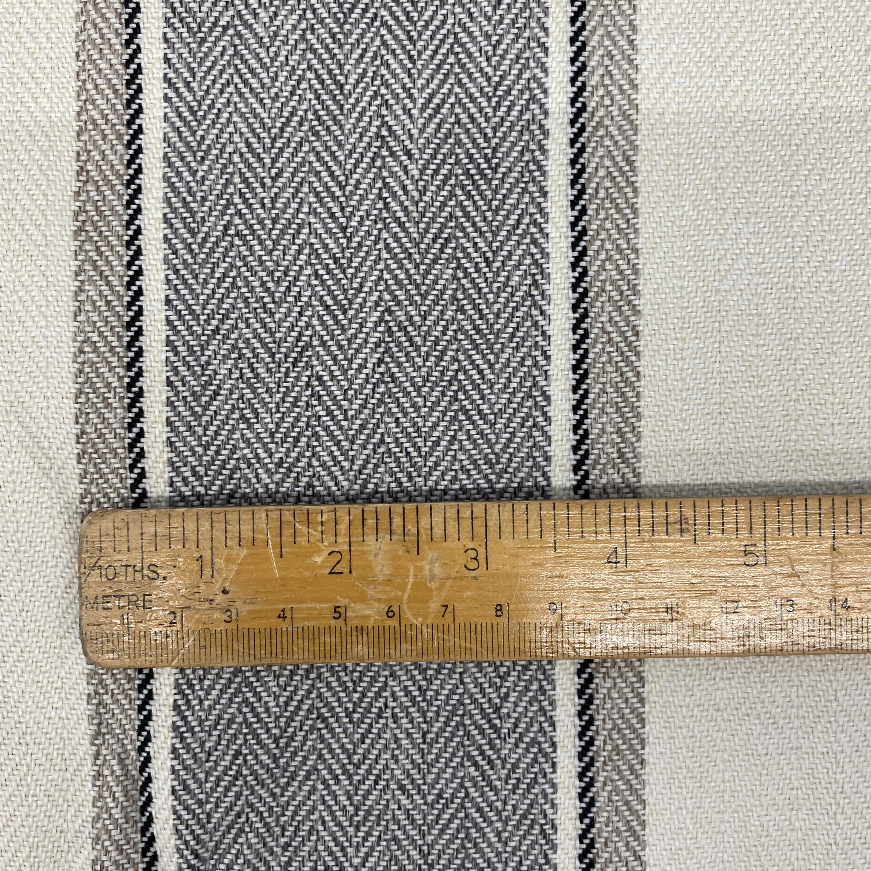 Mono Stripe Herringbone - 145cm x 90cm