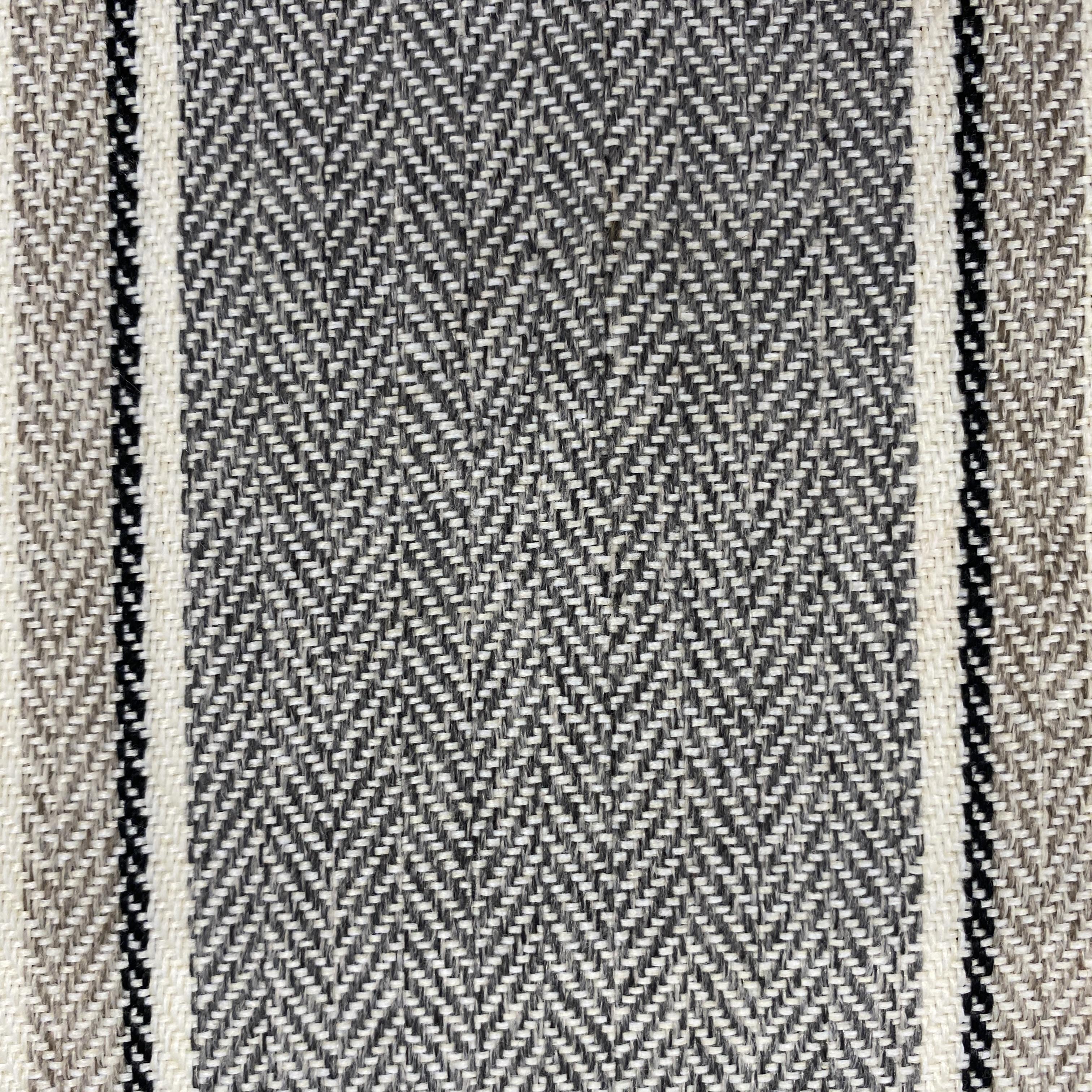 Mono Stripe Herringbone - 145cm x 90cm