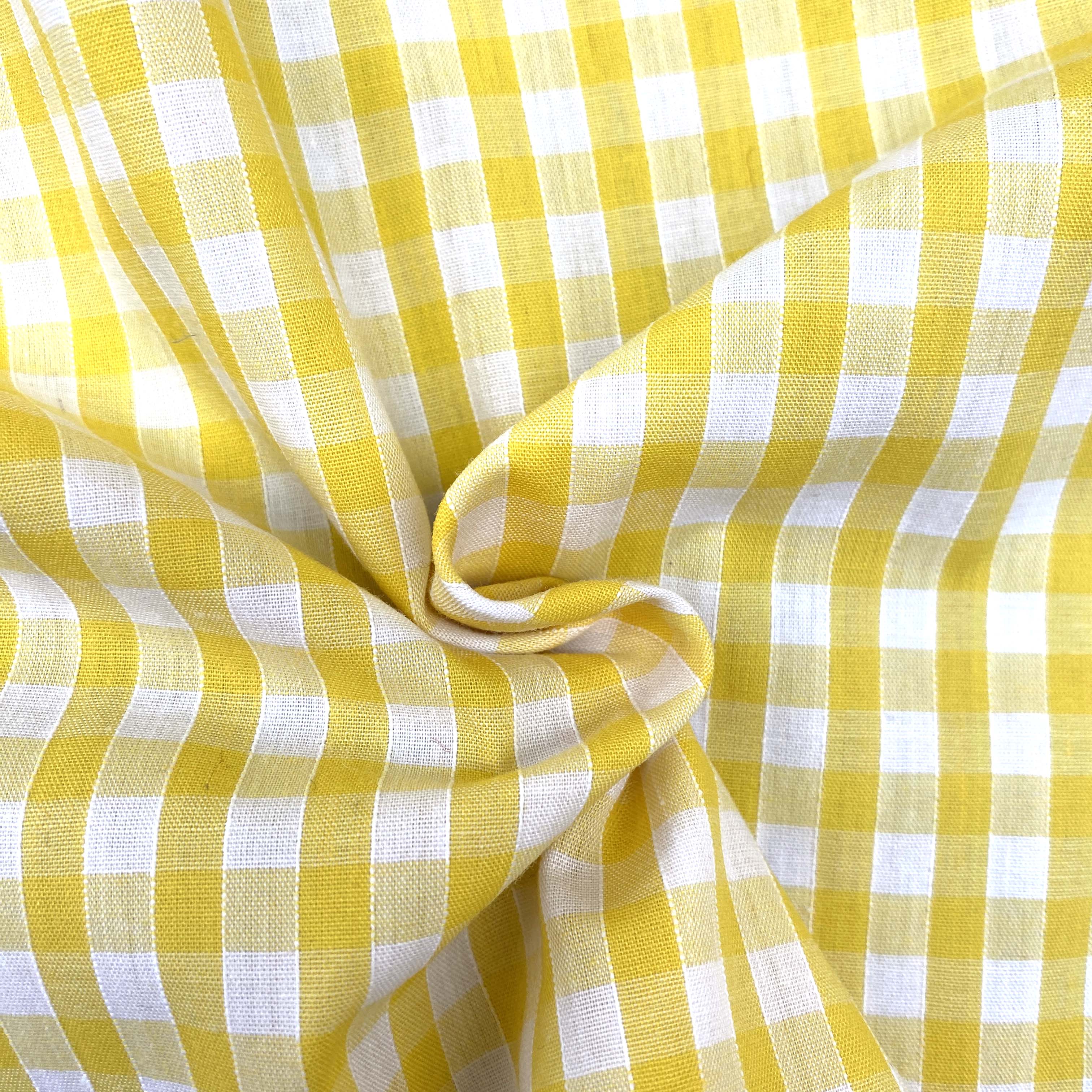 Gingham 1/4" Yellow