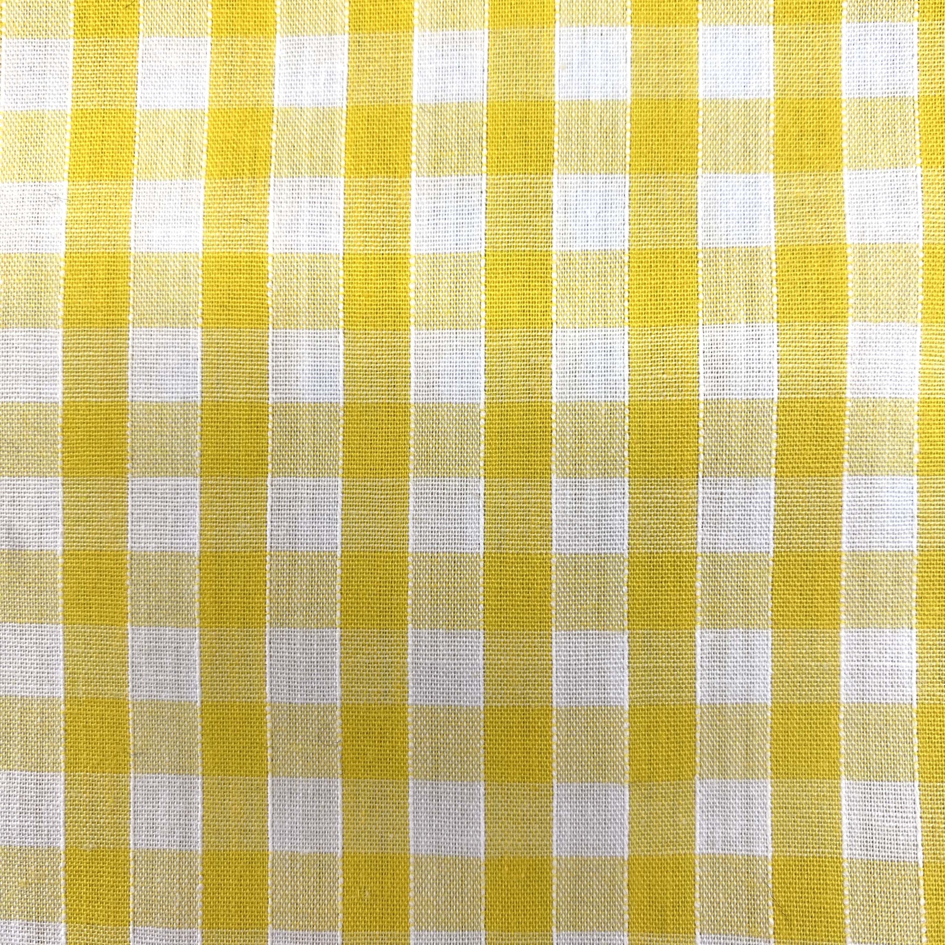 Gingham 1/4" Yellow