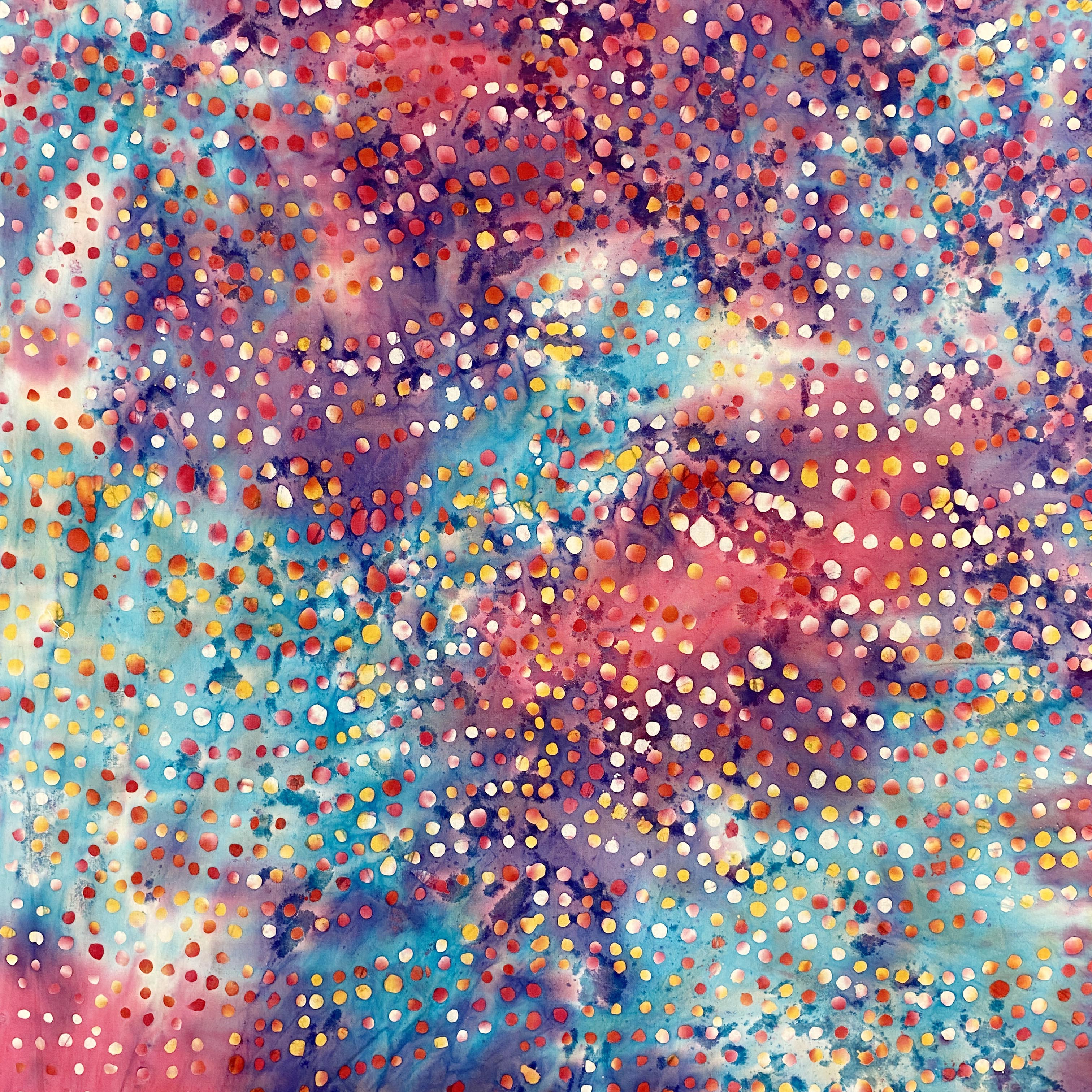 Batik - Pink and Purple Spots
