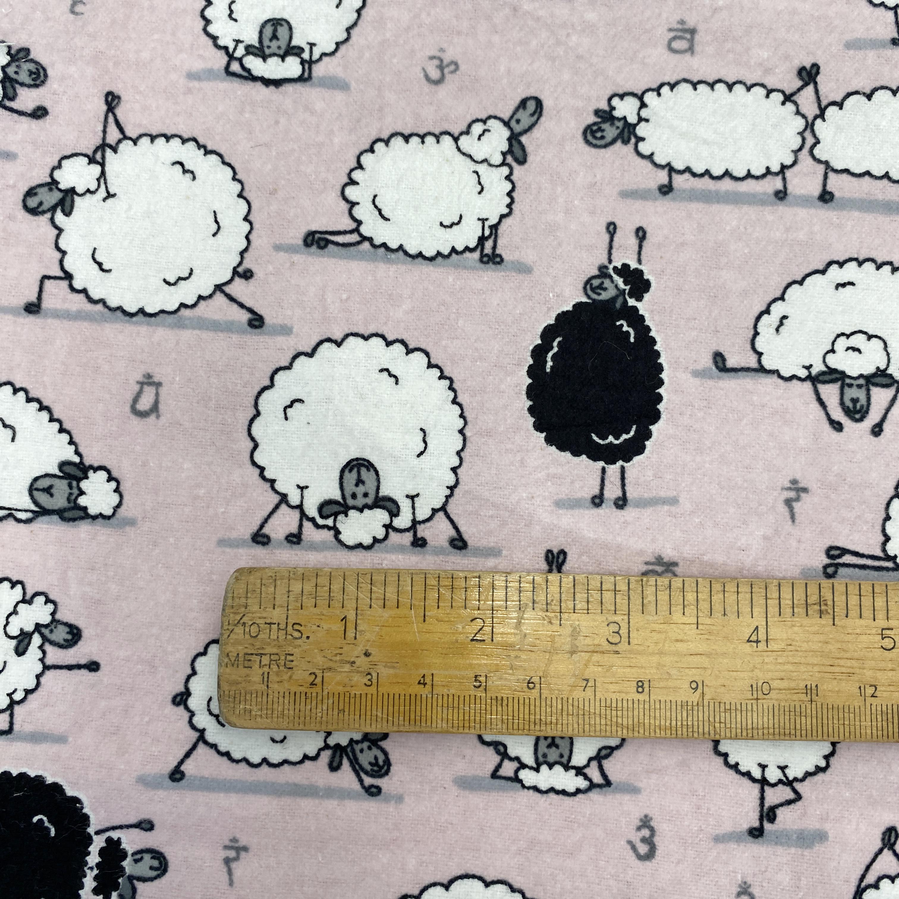Yoga Sheep - Baby Pink