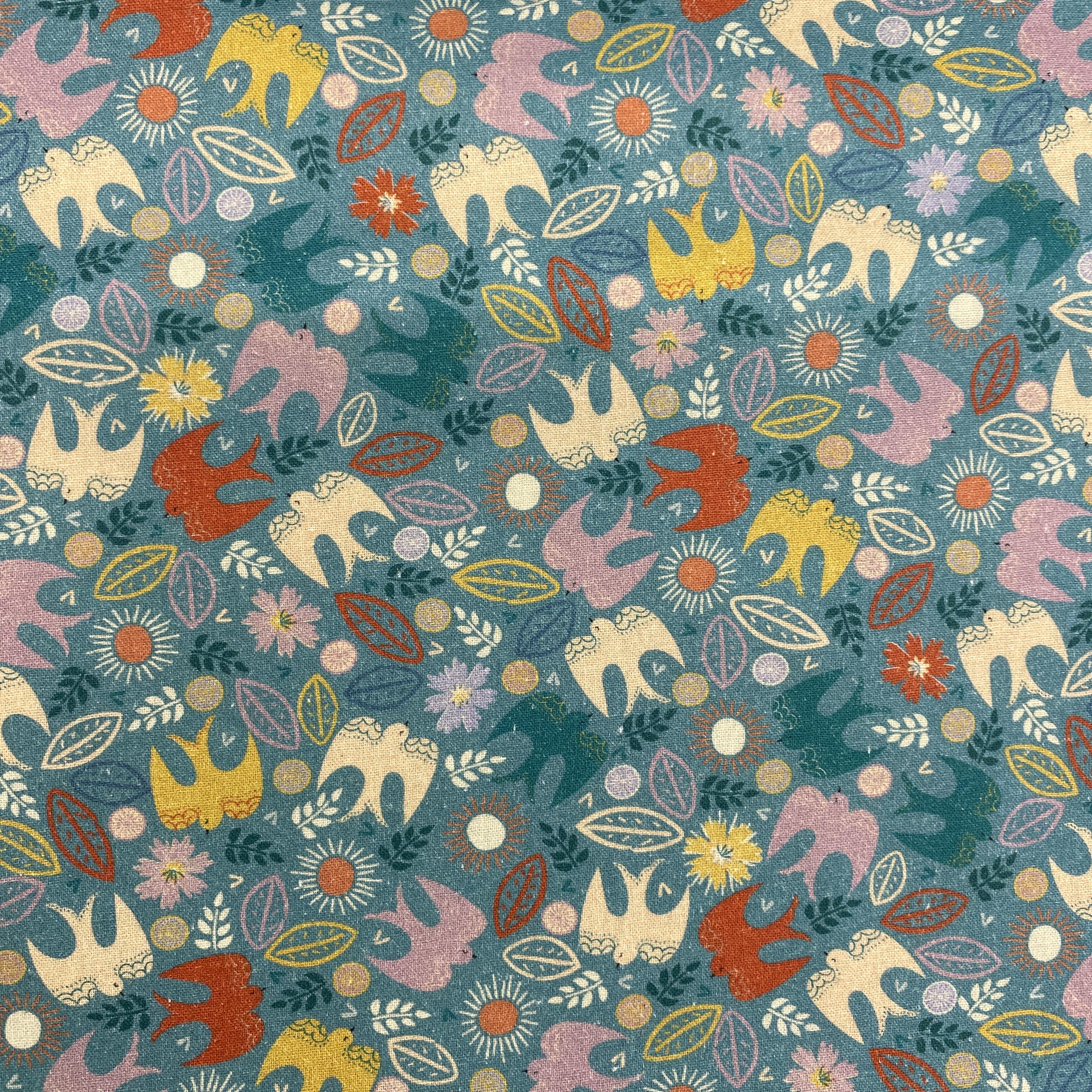 Swallows and Florals