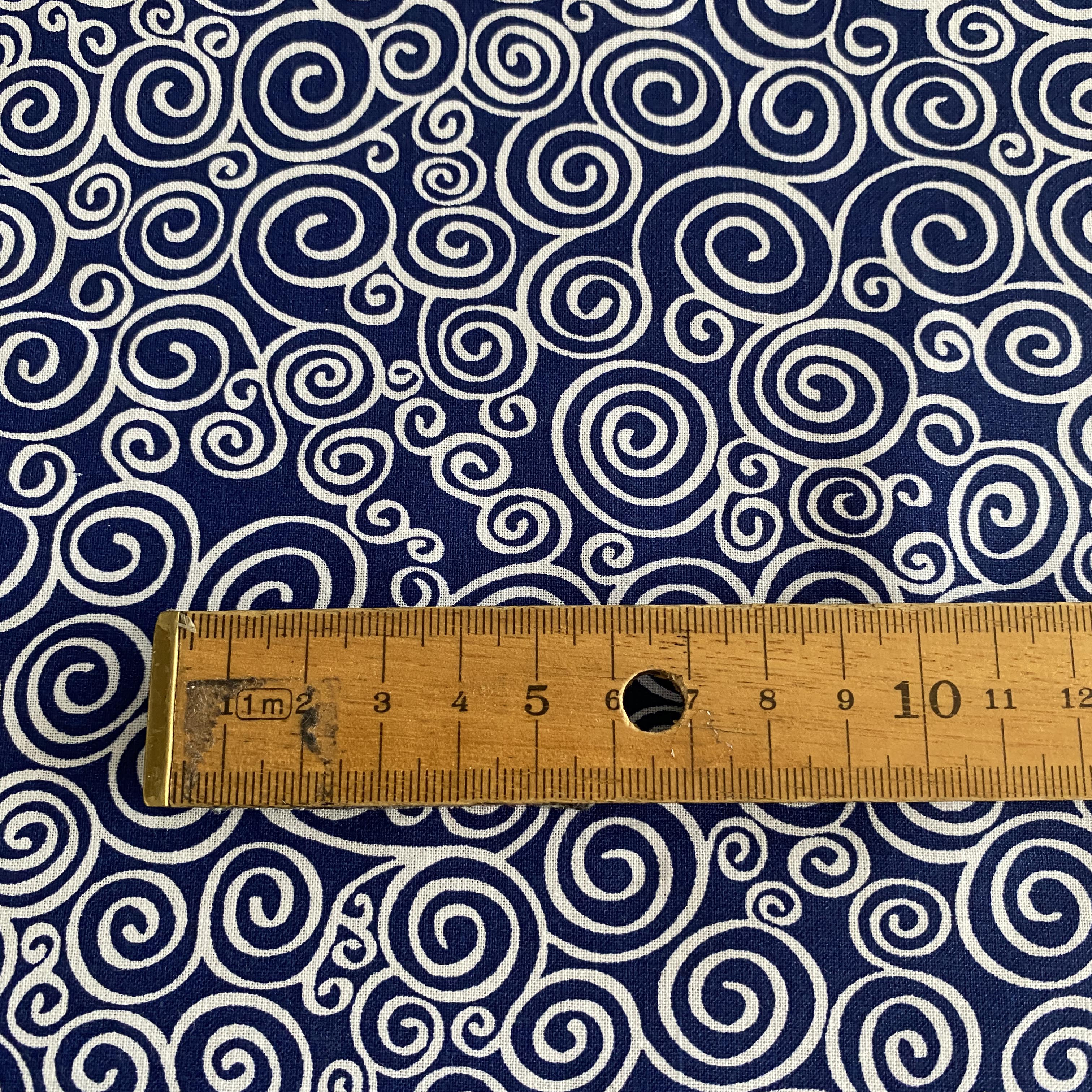 Navy Swirls