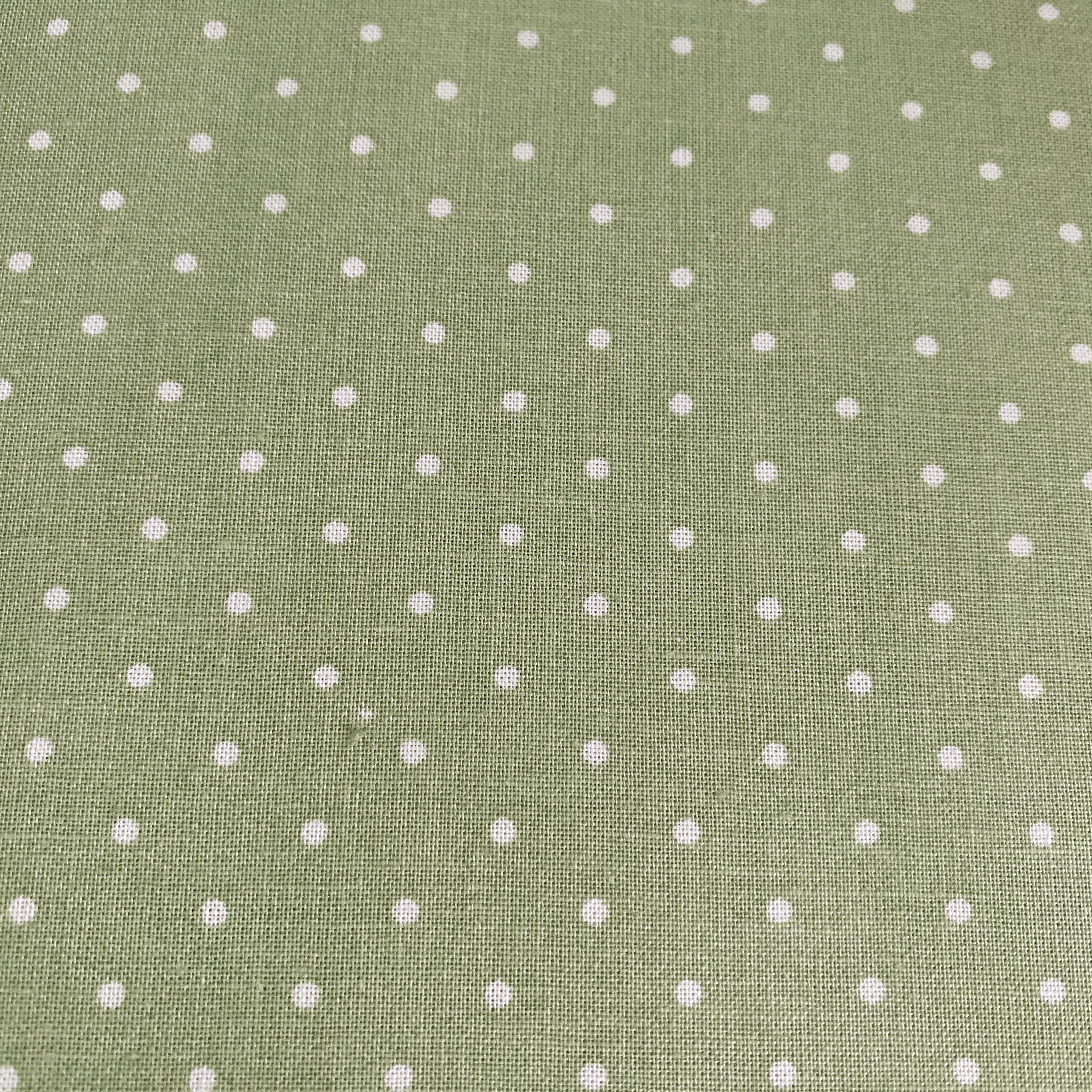 Polka Dot Sage Green
