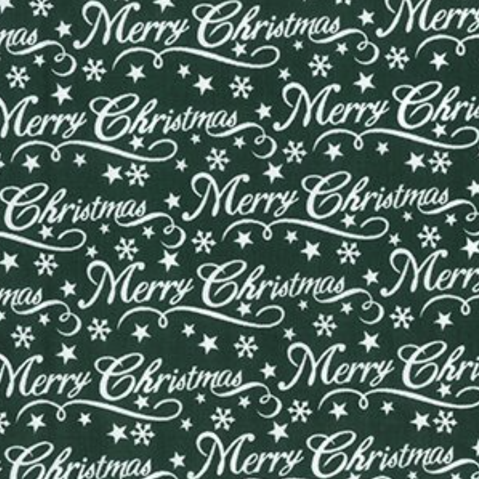 Merry Christmas Green