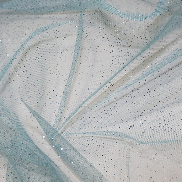Poly Tulle Glitter Marina