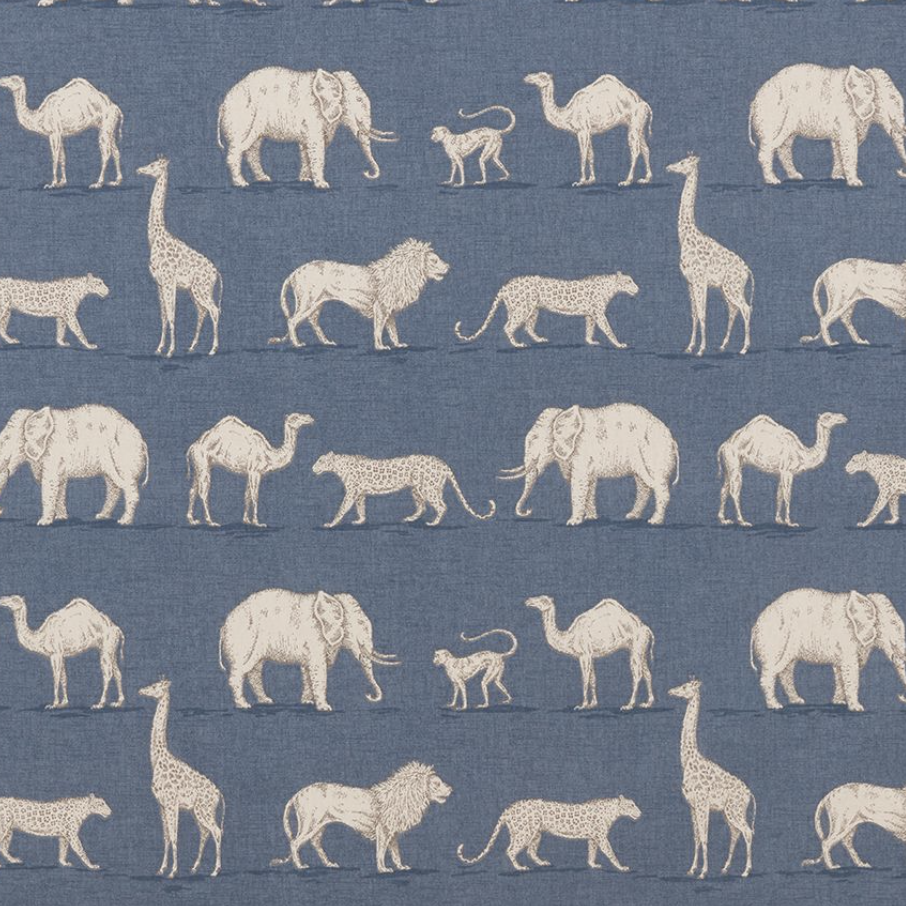 Prairie Animals Denim- 139cm x 230cm