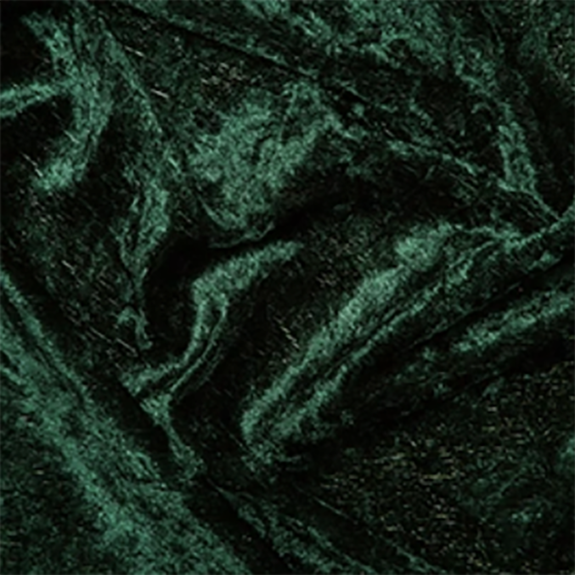 Bottle Green Crushed Velour