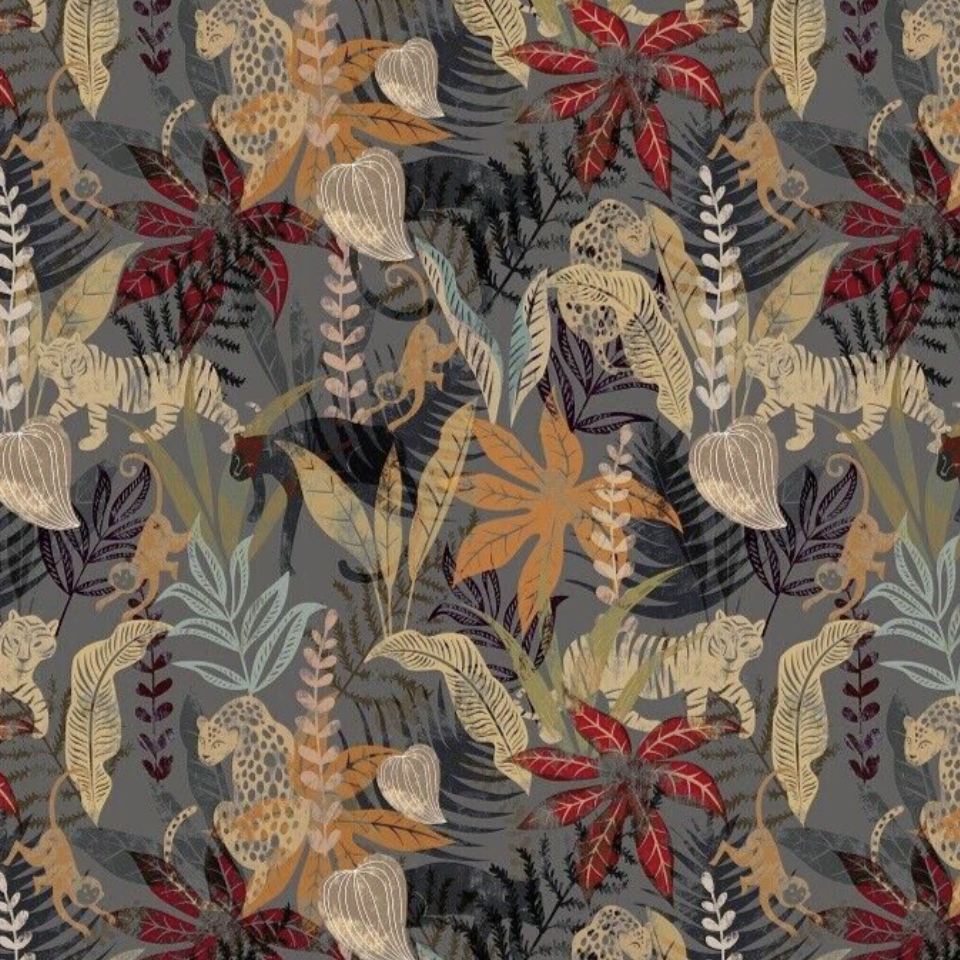 Encanto Leopard - Smokey Grey - 139cm x 200cm