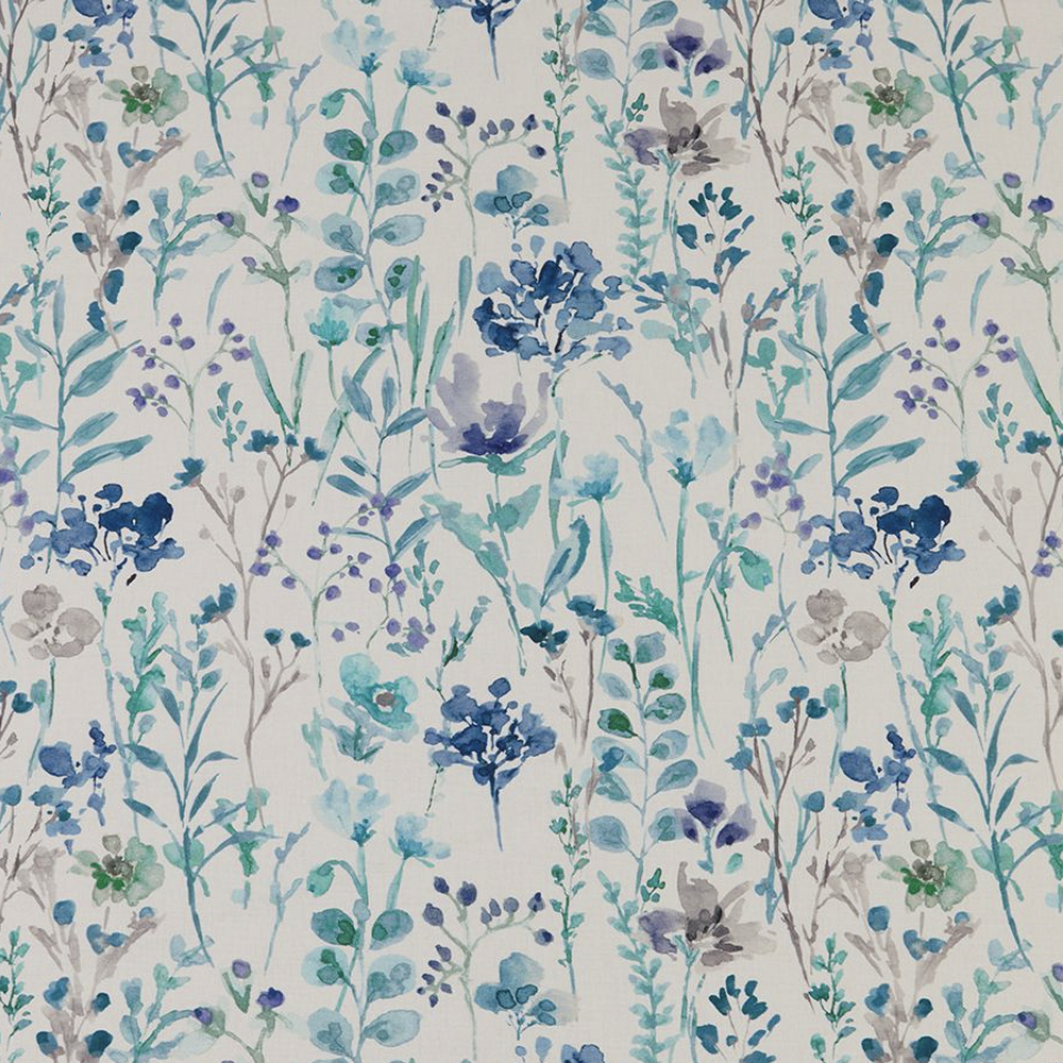 Wild Flowers Colbalt - 139cm x 240cm