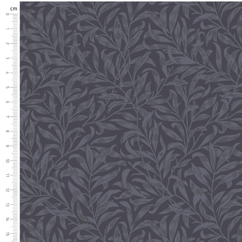 Willow Bough - William Morris - Charcoal Grey
