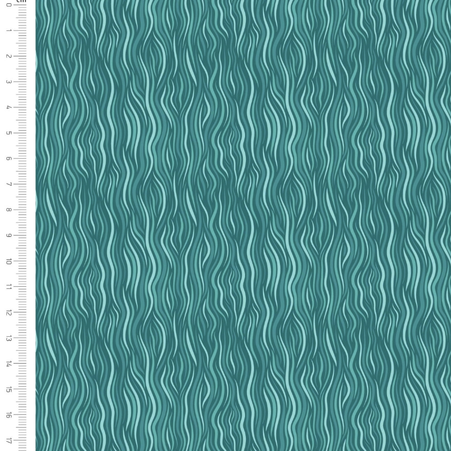Shimmering Waters Rippled - Cotton