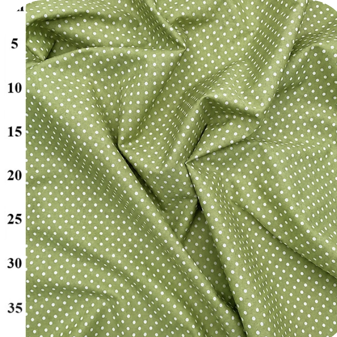 Polka Dots Sage Green