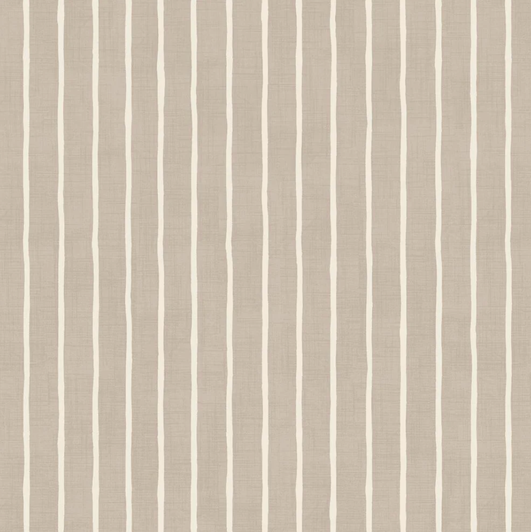 Pencil Stripe - Oatmeal - 145cm x 180cm