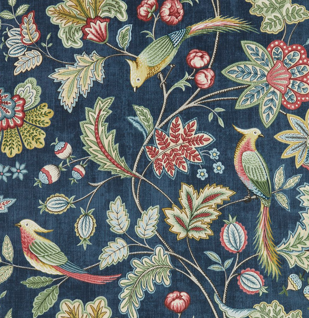 Chanterelle - Navy - 139cm x 150cm