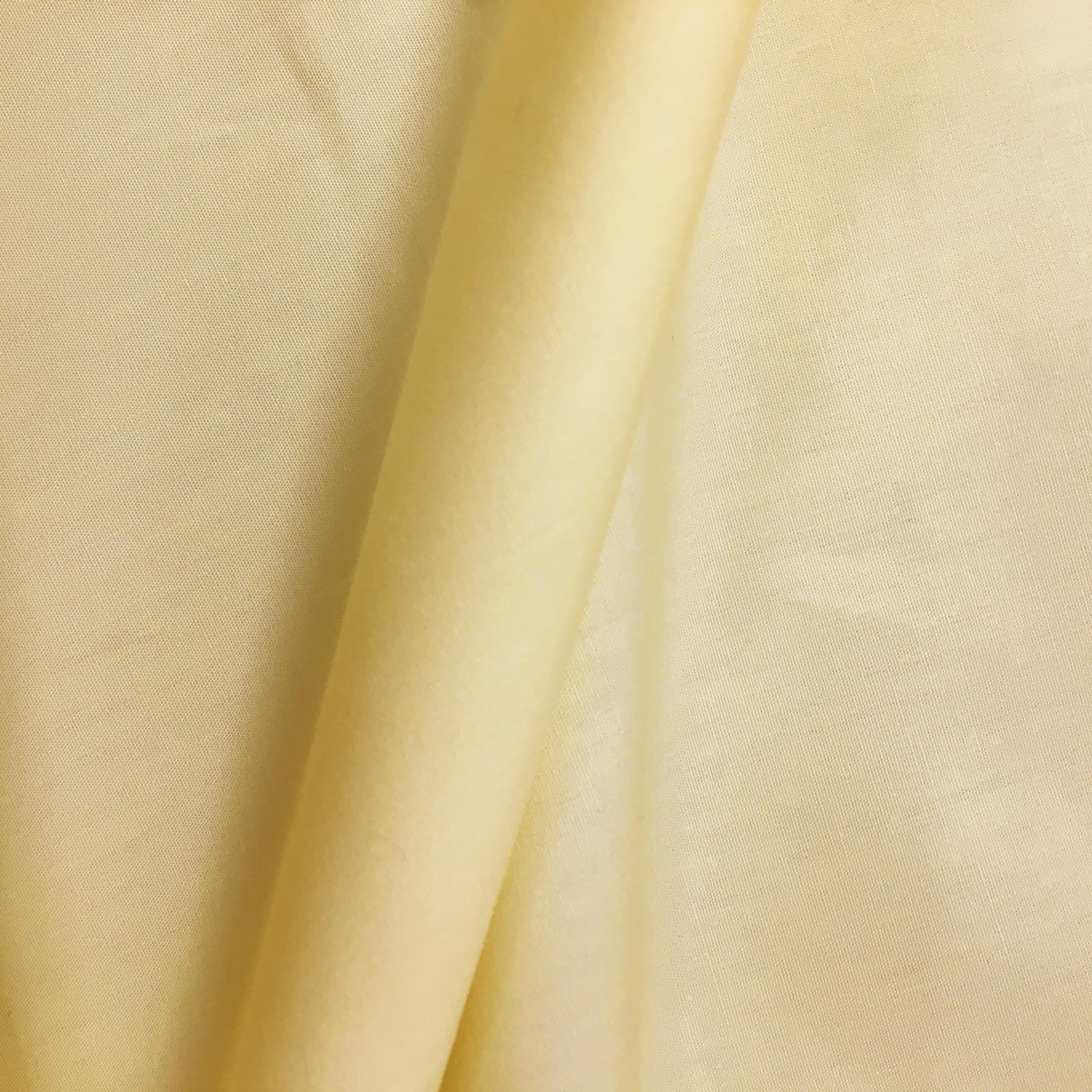Cotton Poplin Mimosa Yellow