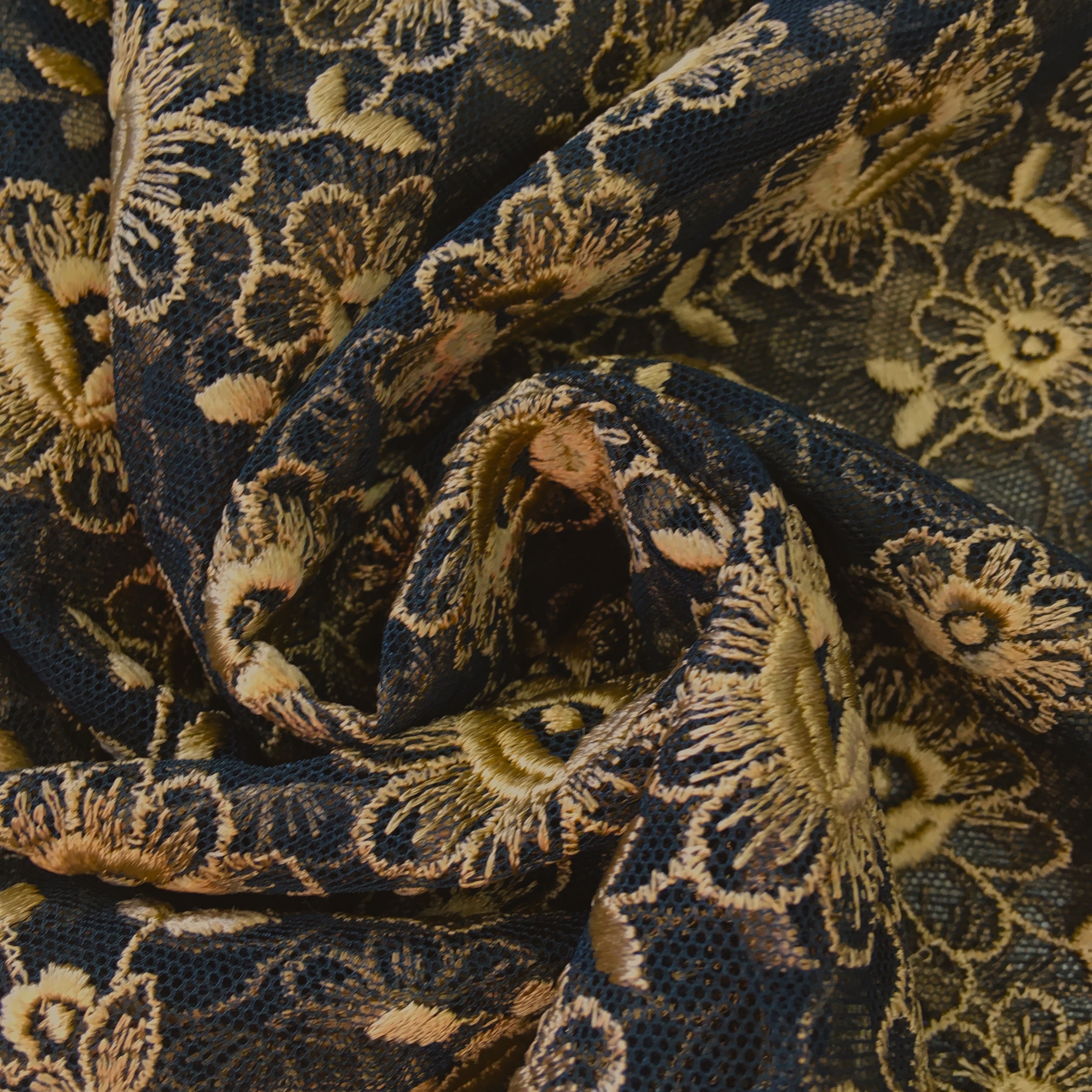 Decorative Polyester Lace - Rustic Noir