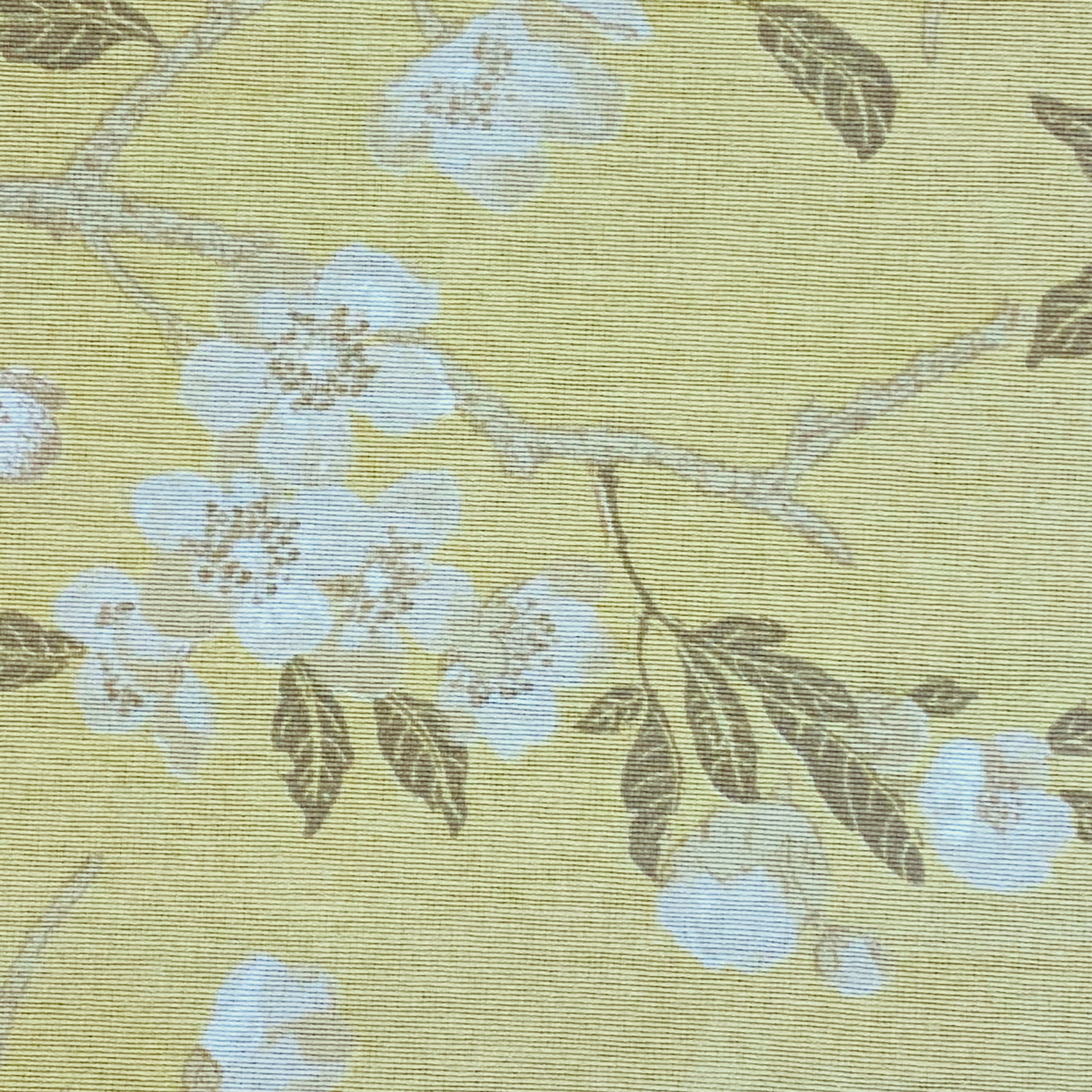 Vintage Floral - Pale Yellow