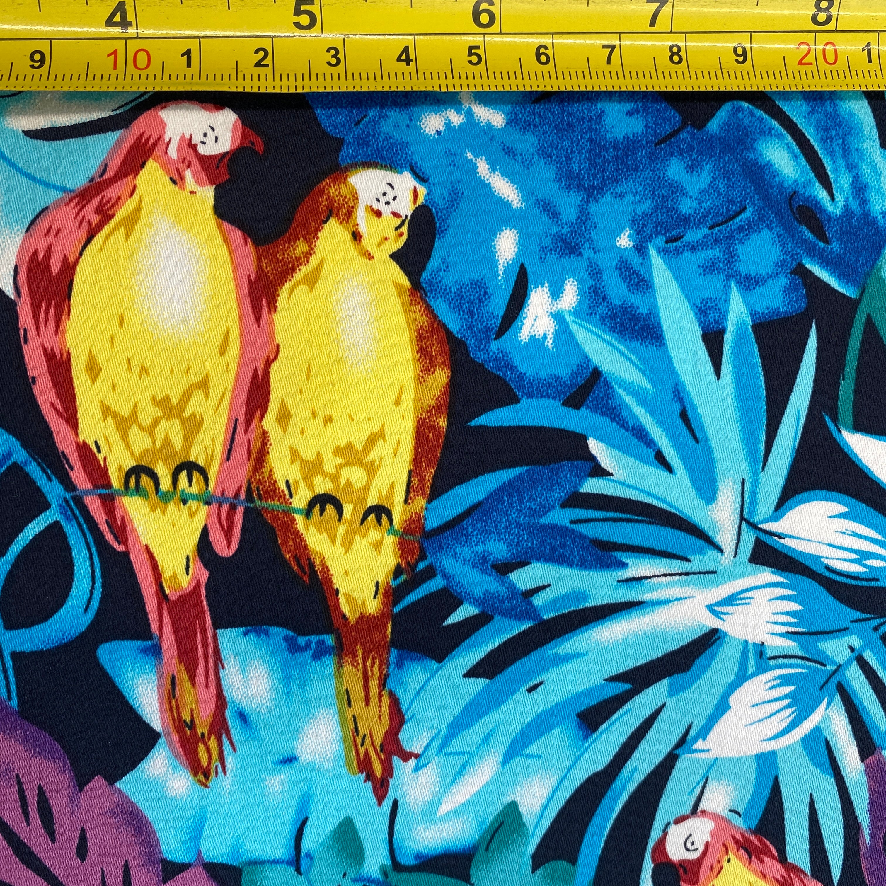 Stretch Cotton - Jardin Parrots