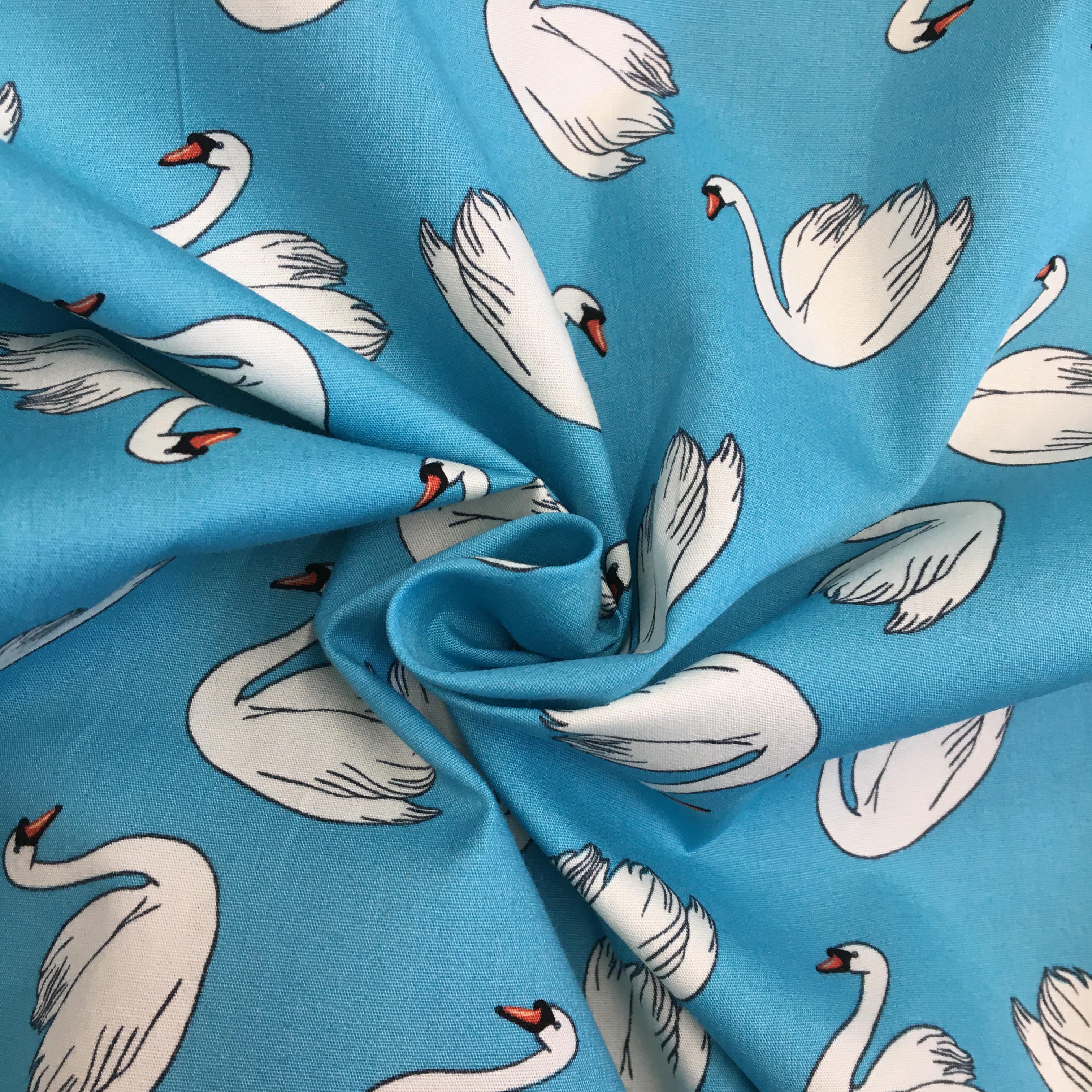 Swans Aqua Blue