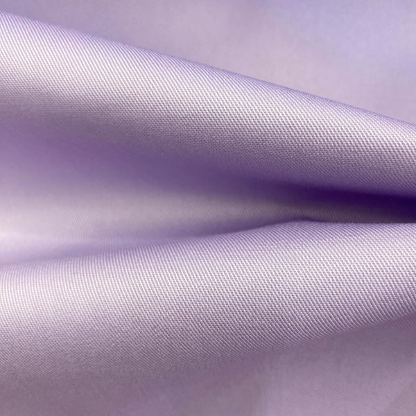 Lilac Poly-Cotton Drill